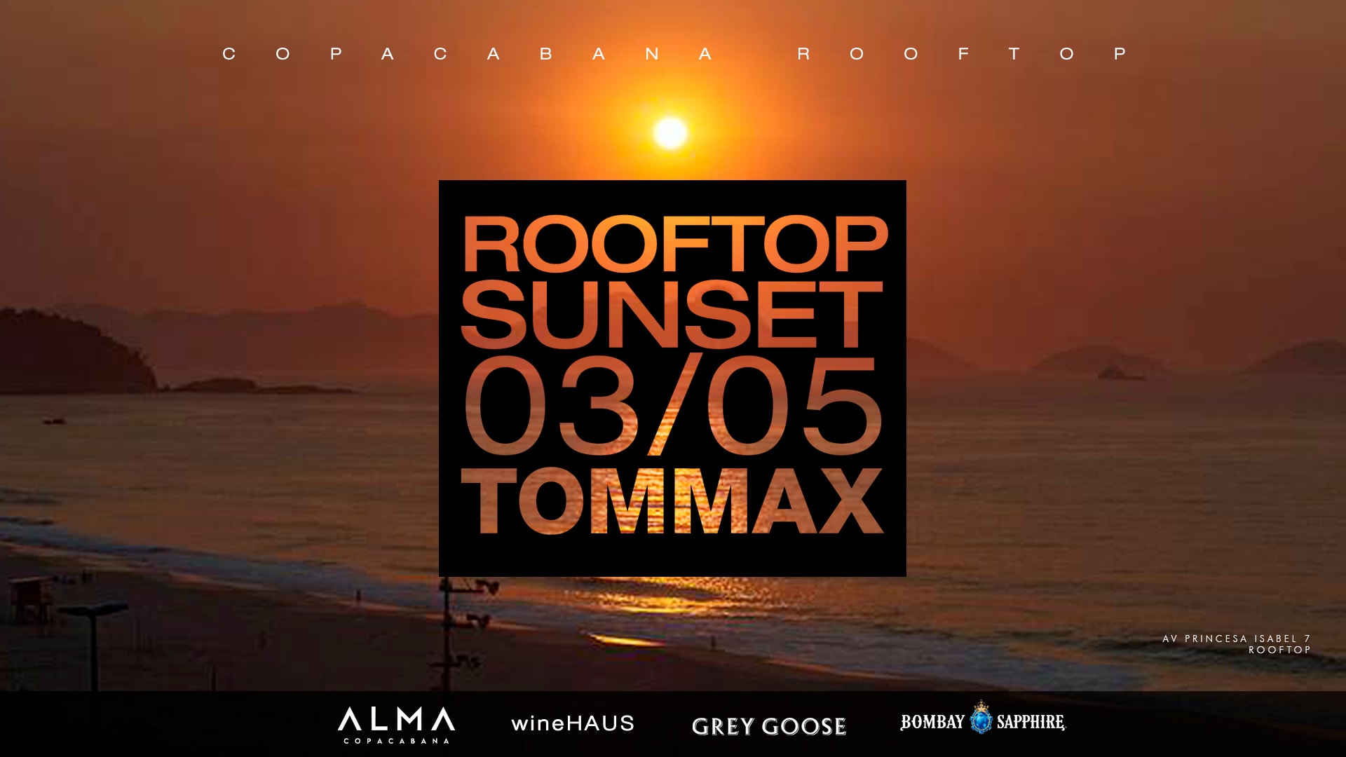 Rooftop Sunset | Tommax | Alma Copacabana Rooftop