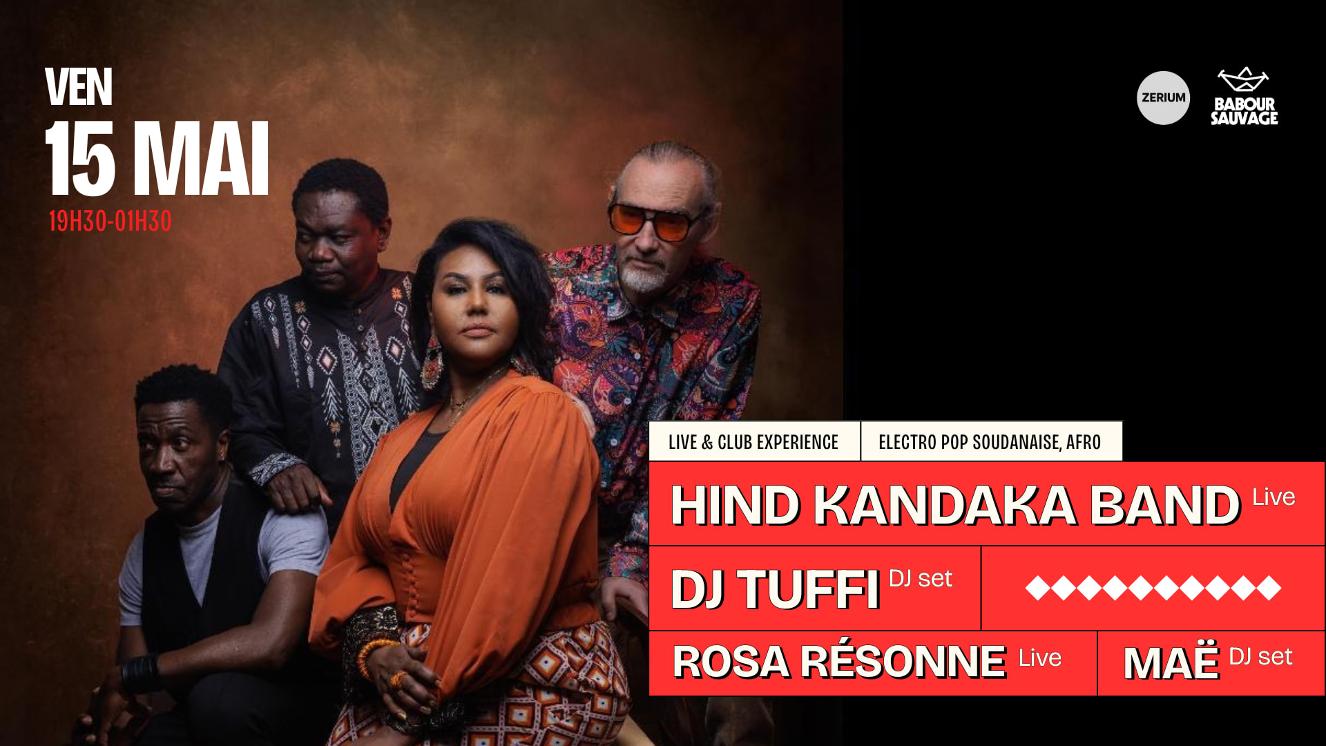 Hind Kandaka Band & Friends : Live Et Club Experience