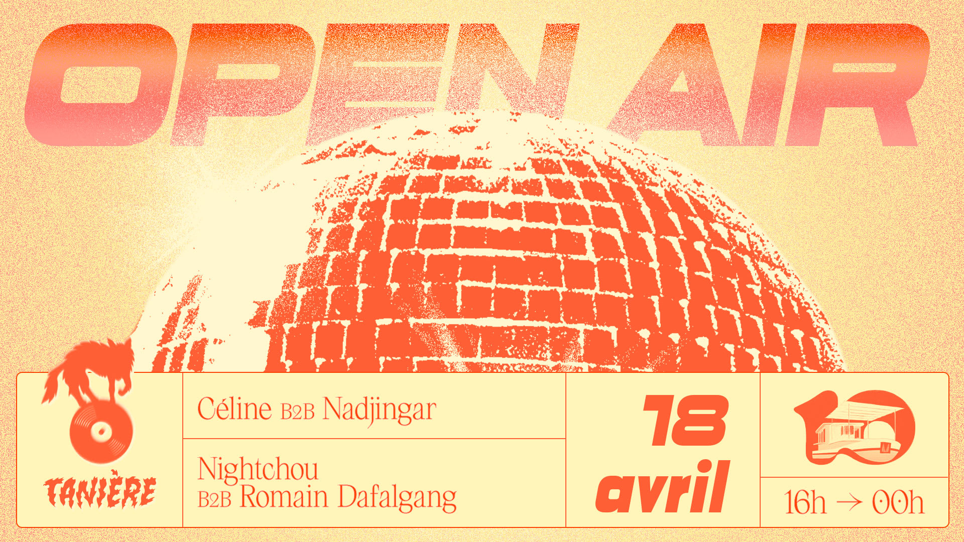 Tanière : Nightchou, Céline, Nadjingar, Romain Dafalgang