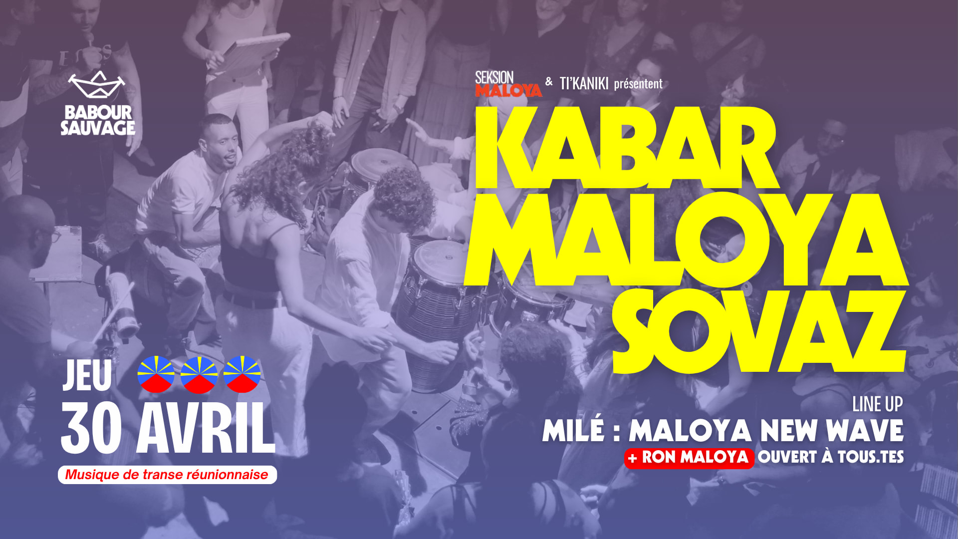 Kabar Maloya Sovaz : Marmay La Kour + Milé Maloya New Wave