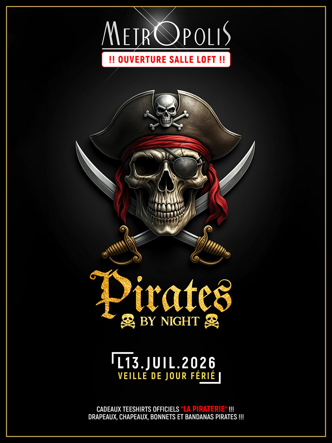 Pirates By Night - Metropolis Paris