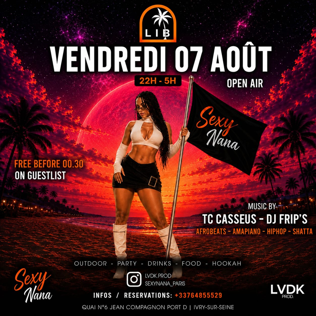 Sexy Nana - Vendredi 07/08 - Open Air - Libertalia
