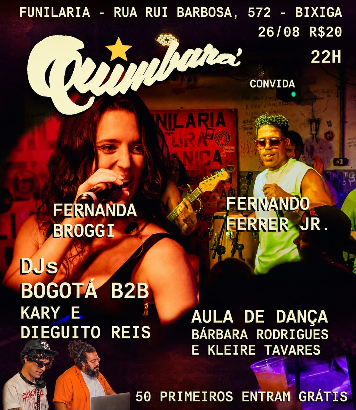 Quarta Latina Com Banda Quimbará Na Funilaria - 26/8