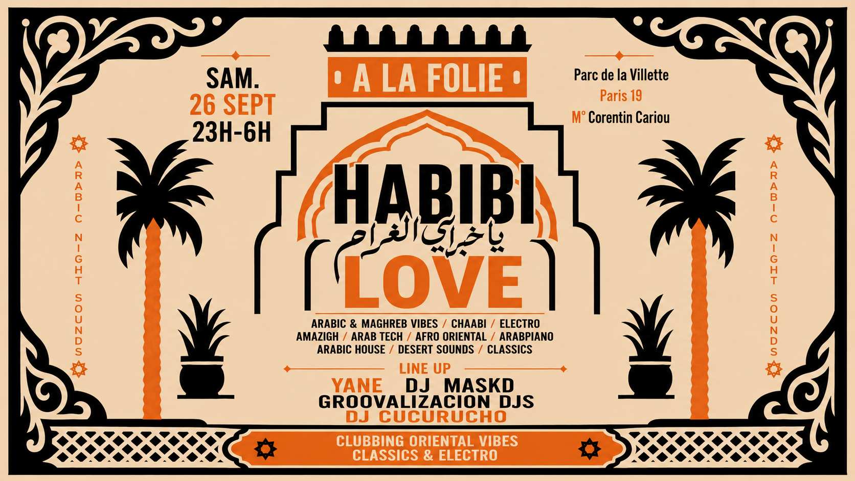 Habibi Love - Arabic Night Sounds I 26.09.26 I A La Folie