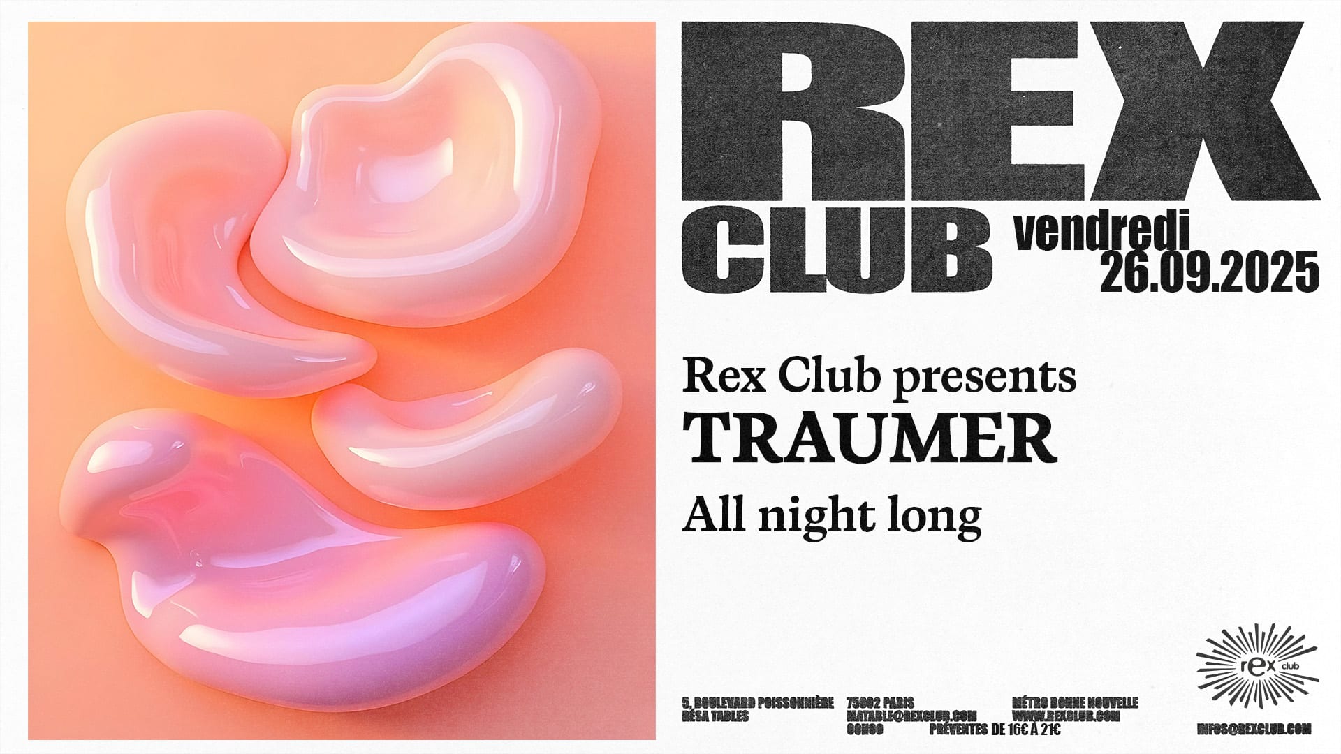 Rex Club Presents: Traumer Anl