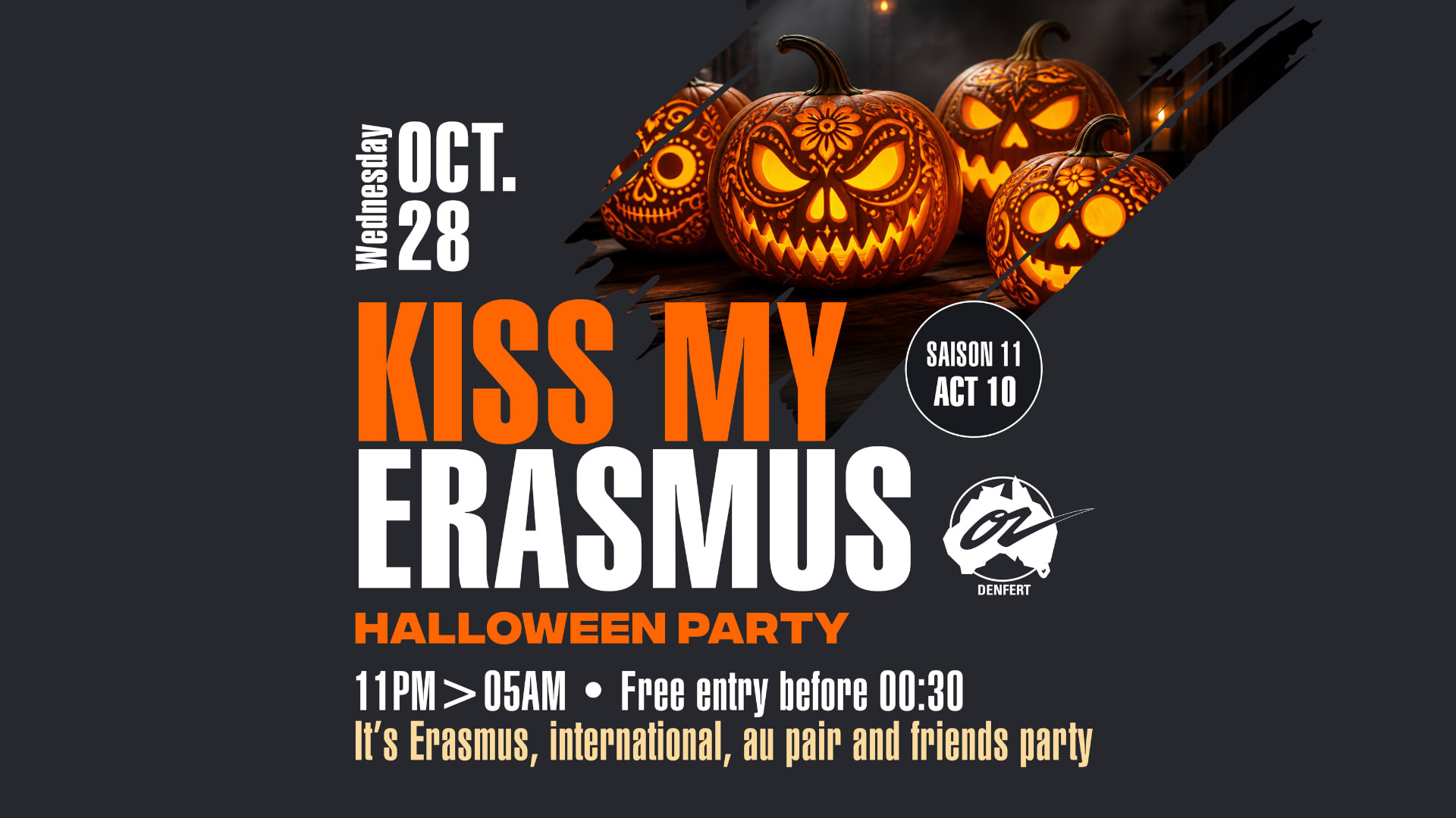 Kiss My Erasmus - 28.10.26