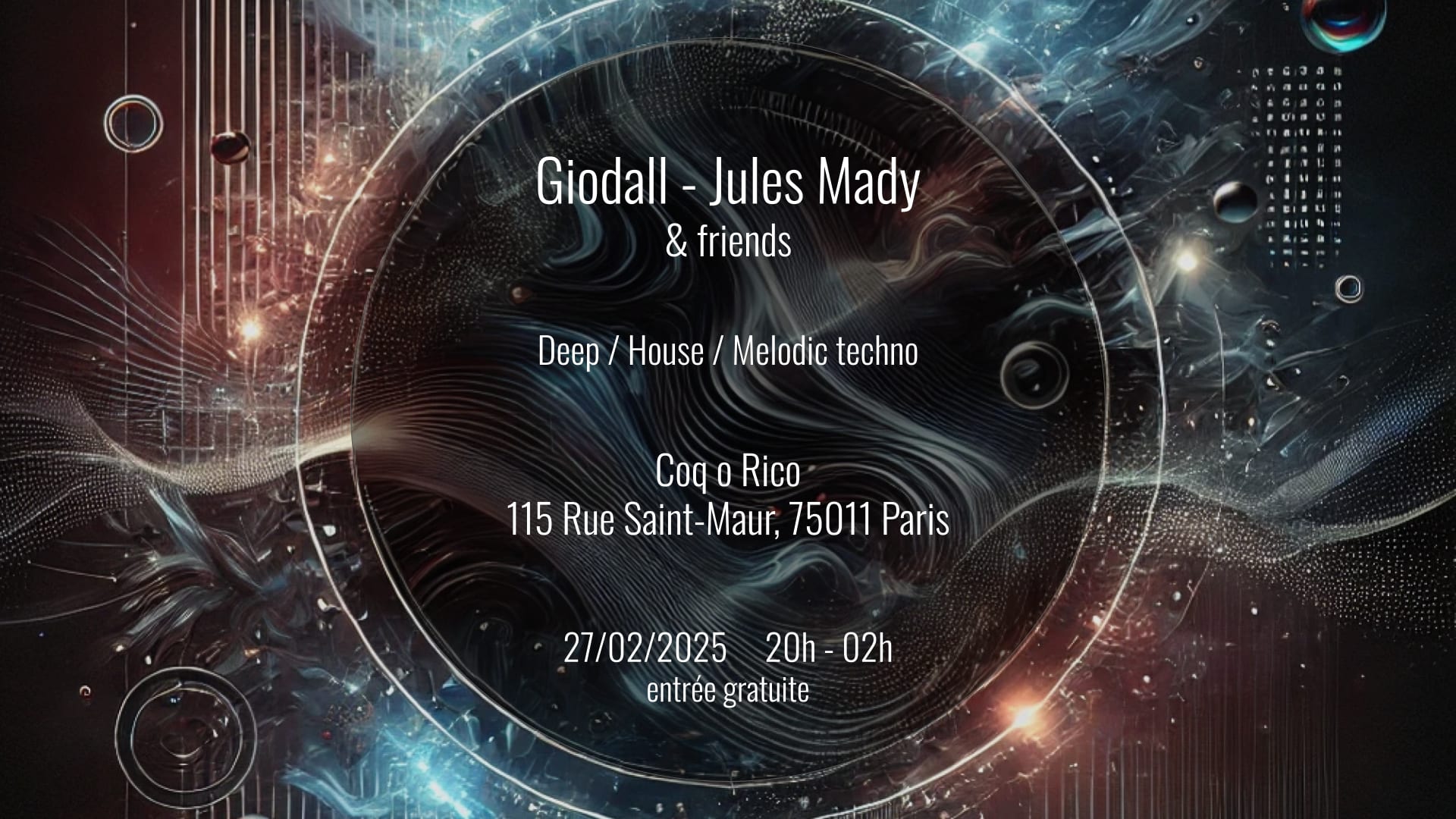 Giodall - Jules Mady & Friends @ Coq O Rico