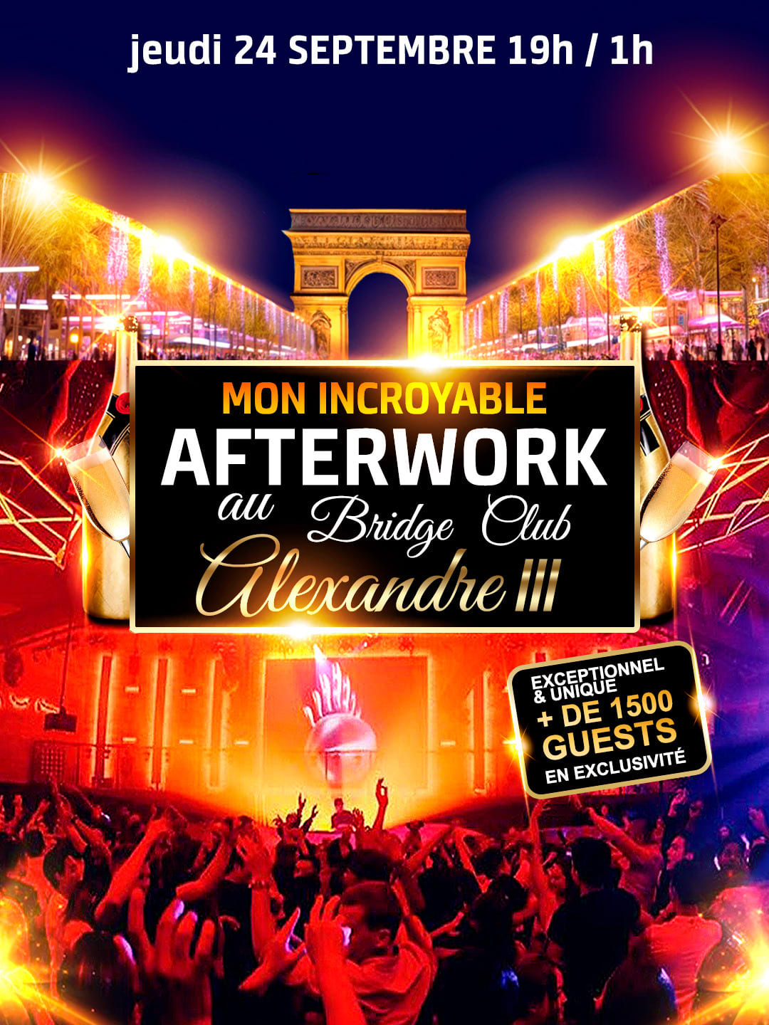 Le + Grand Afterwork De Paris Au Bridge Club 2000 Personnes