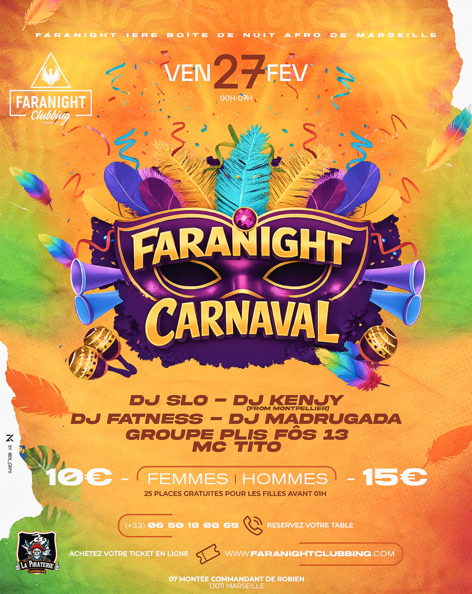 Carnaval Faranight 27 Fevrier 2026