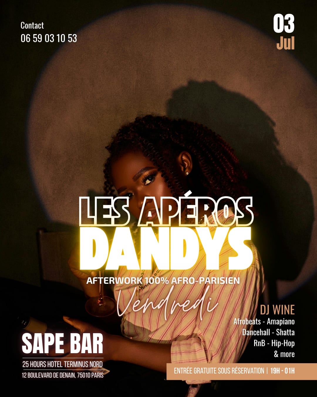 Les Apéros Dandys – Summer Afro Afterwork