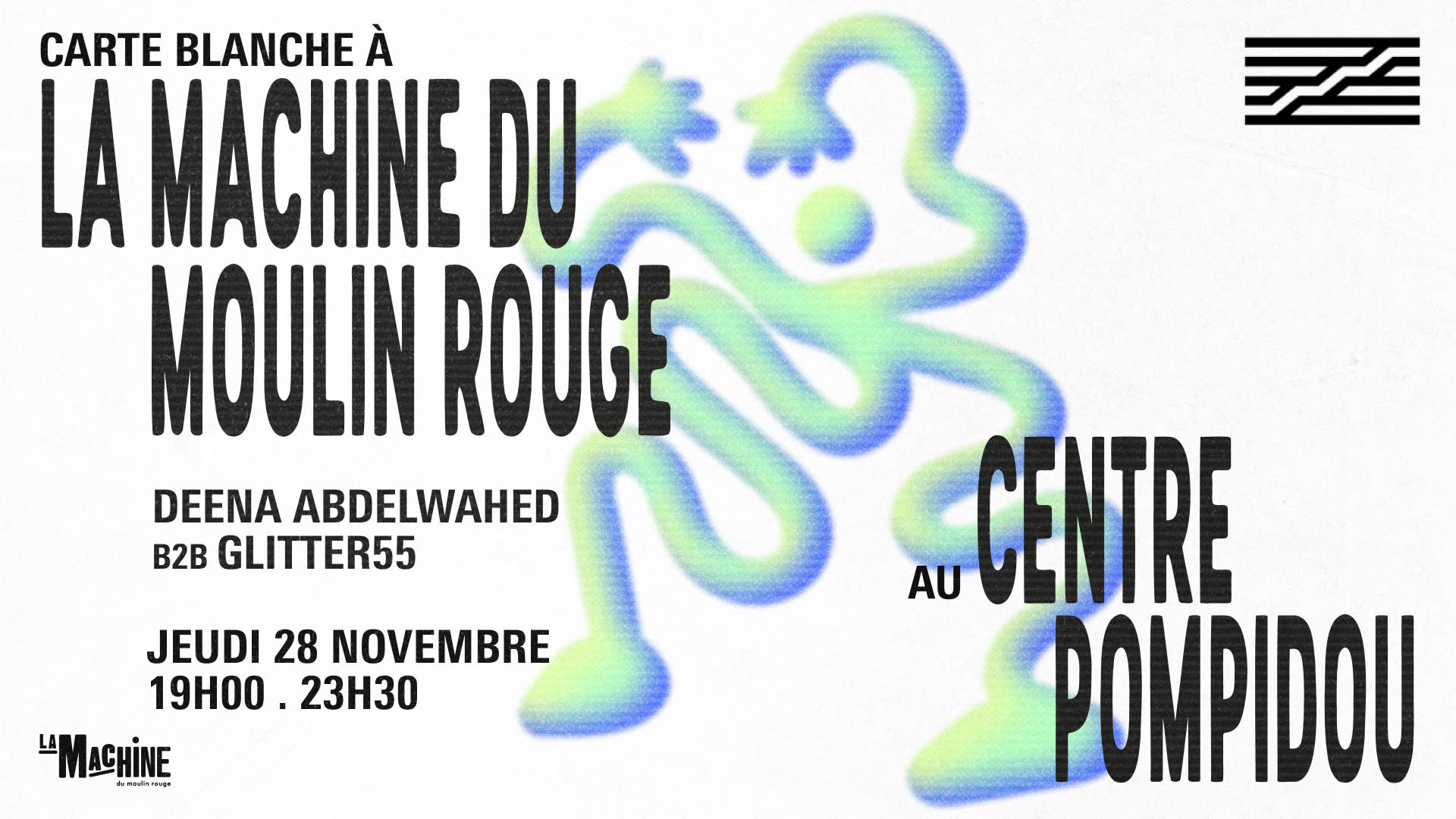 La Machine X Centre Pompidou: Deena Abdelwahed B2b Glitter55
