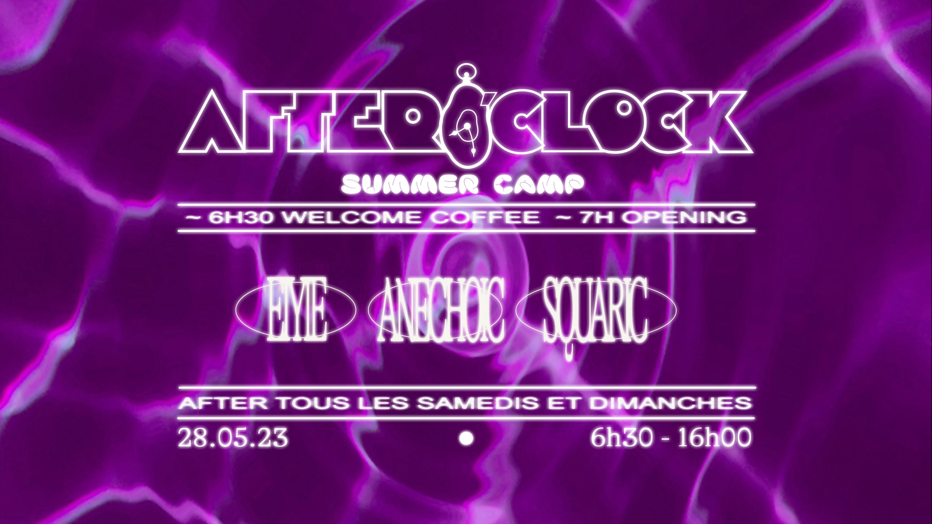 After O'clock : Anechoic, Squaric & Eiyie