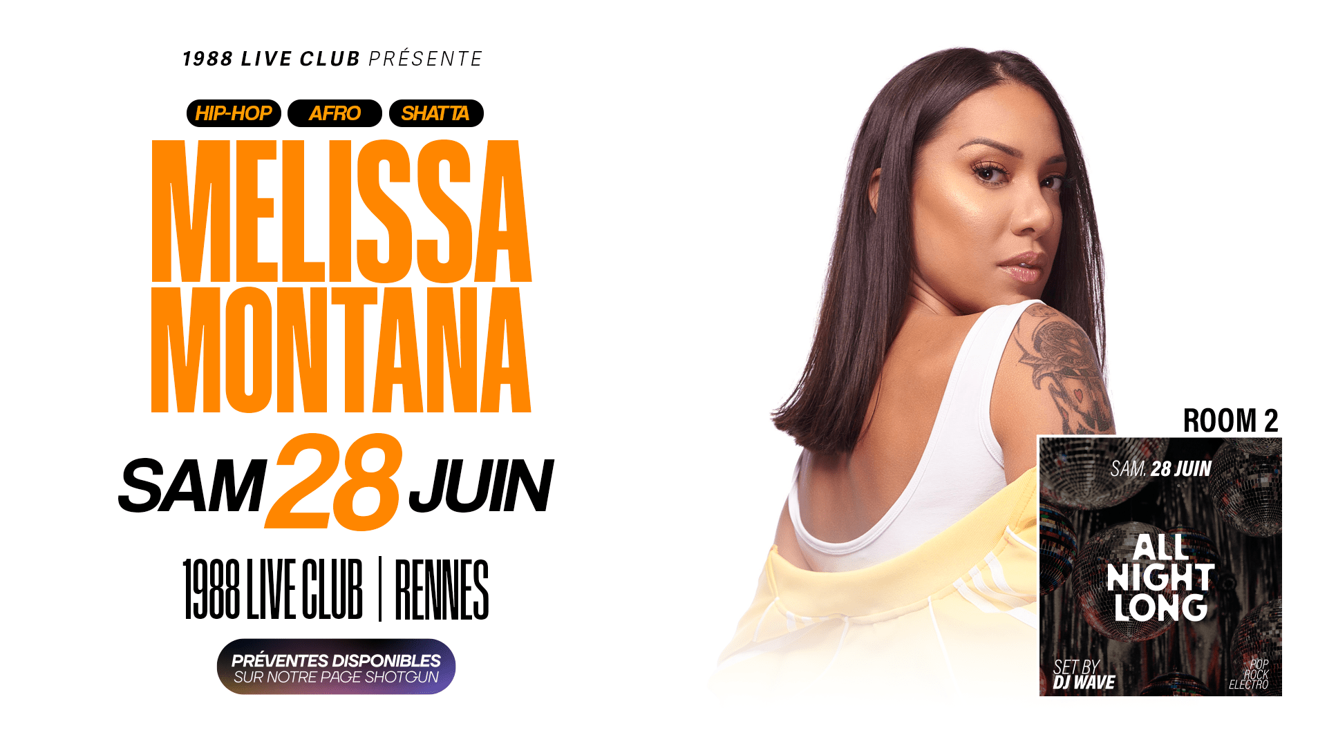 Melissa Montana - All Night Long By Dj Wave