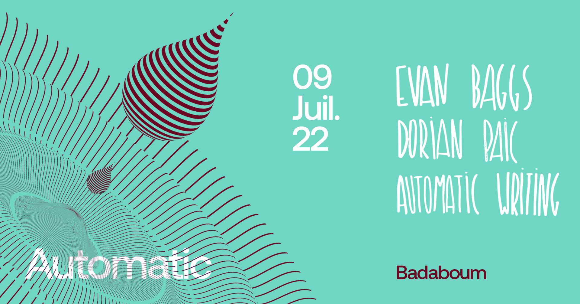 Automatic : Evan Baggs / Dorian Paic / Automatic Writing