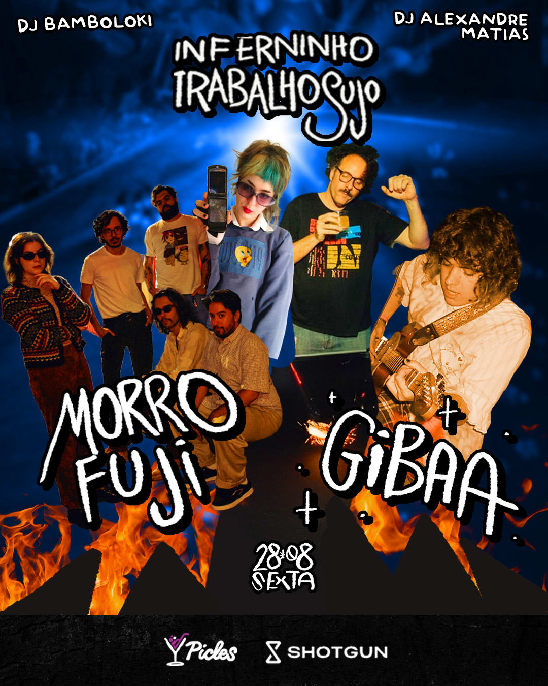 Morro Fuji + Gibaa - Dj Alexandre Matias + Bamboloki