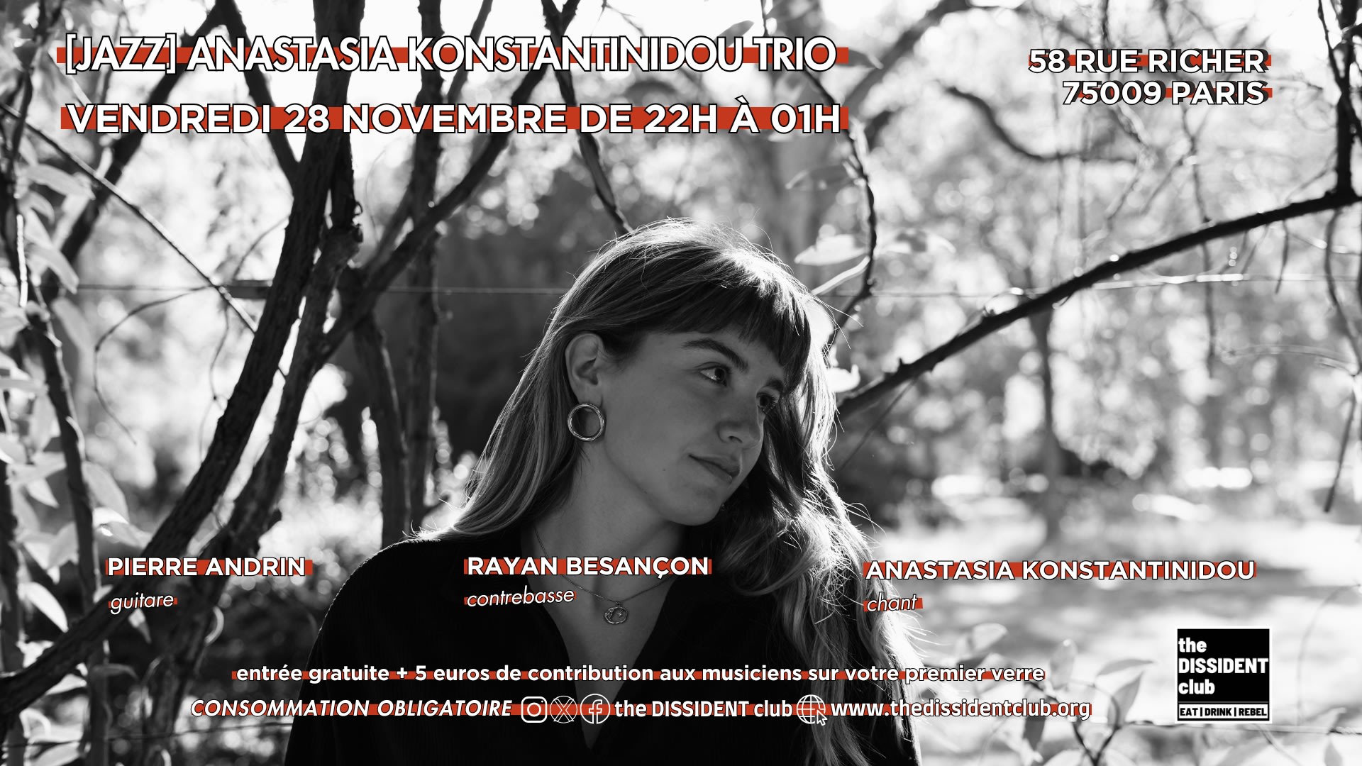 [Jazz] Anastasia Konstantinidou Trio