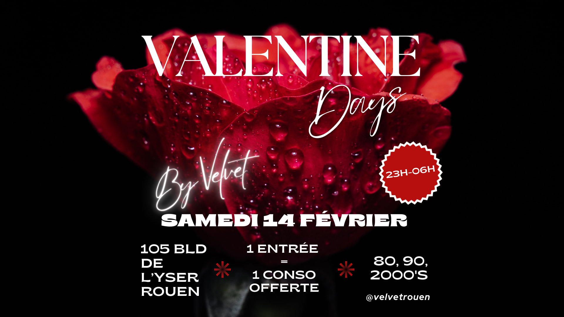 La St Valentin Du Velvet