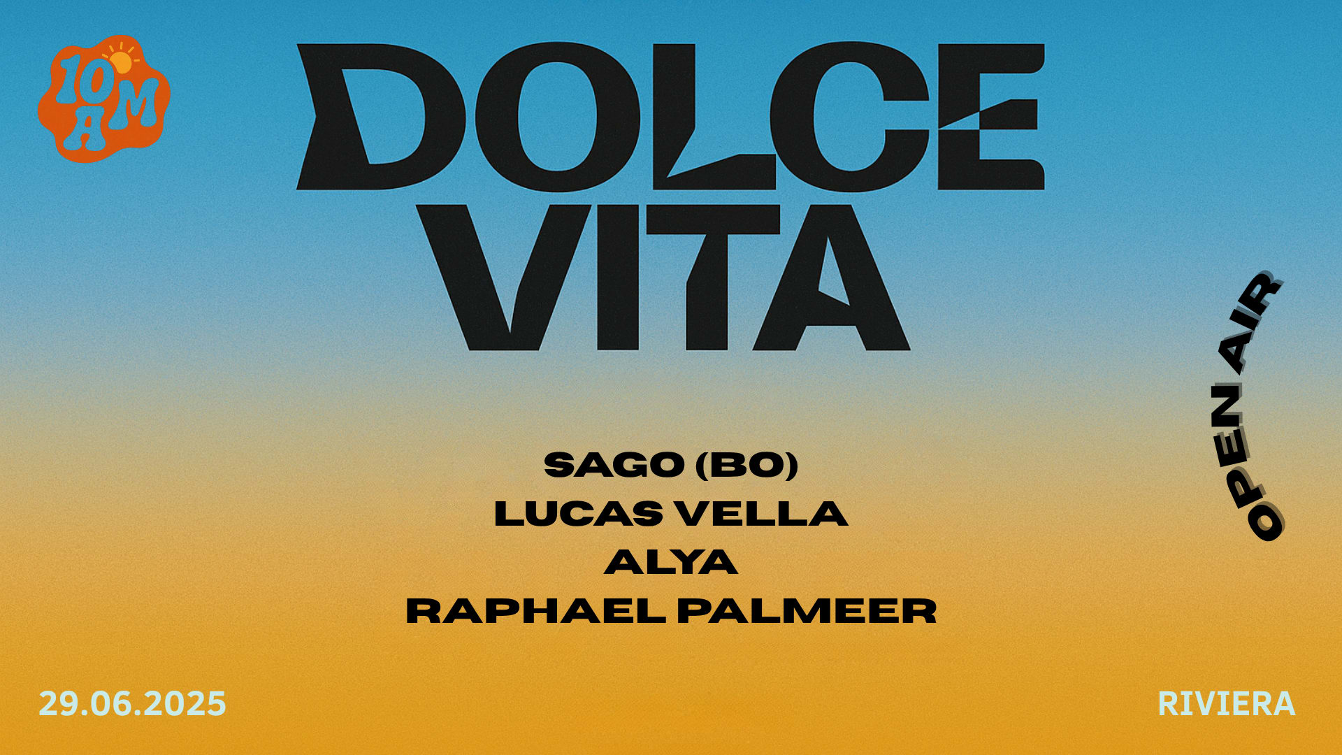 Open Air - 10am X Riviera