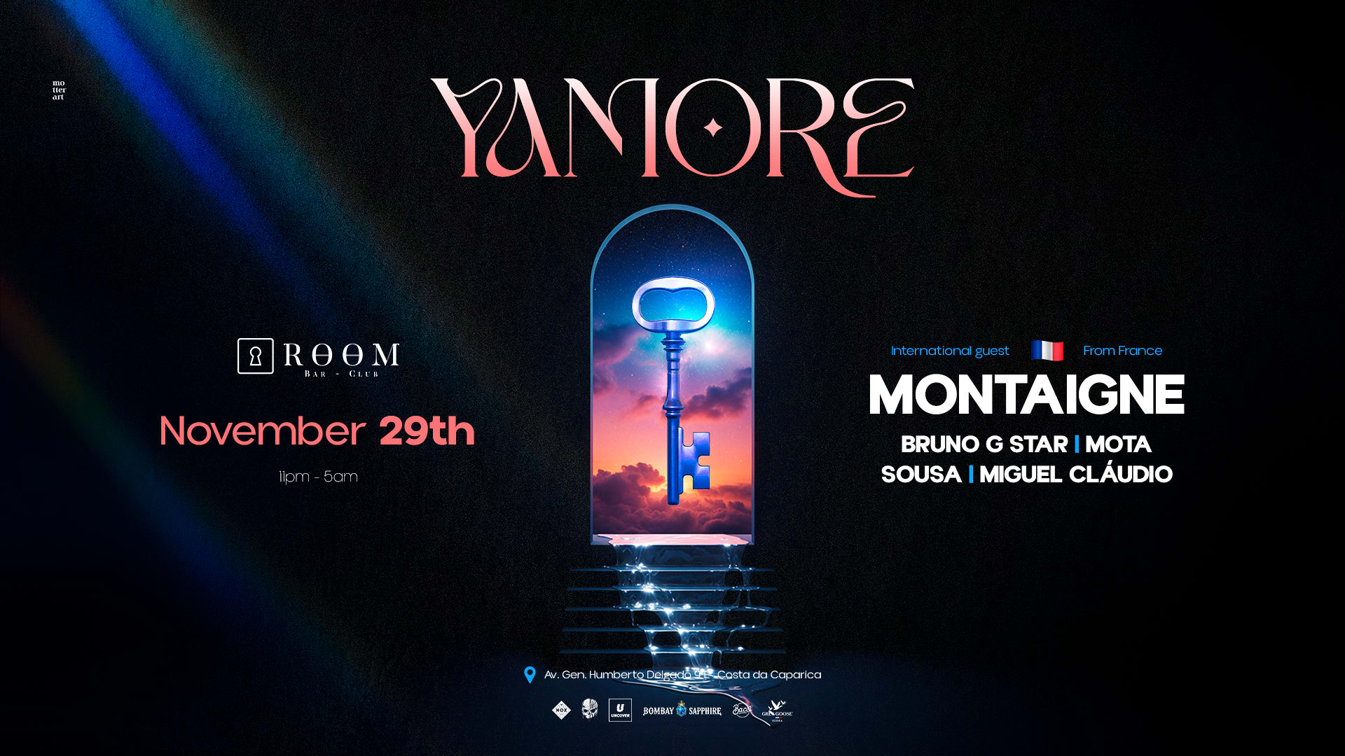 Yamore X Room Invite Montaigne (Fr) | November 29th