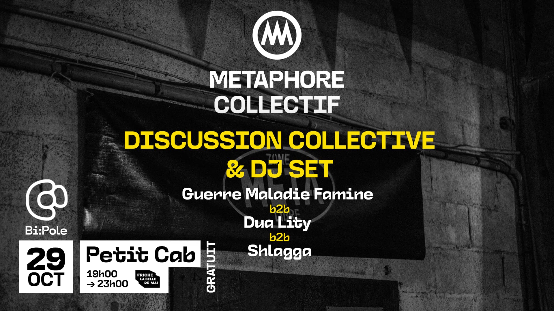 Soirée De Soutien À Métaphore Collectif @ Petit Cab