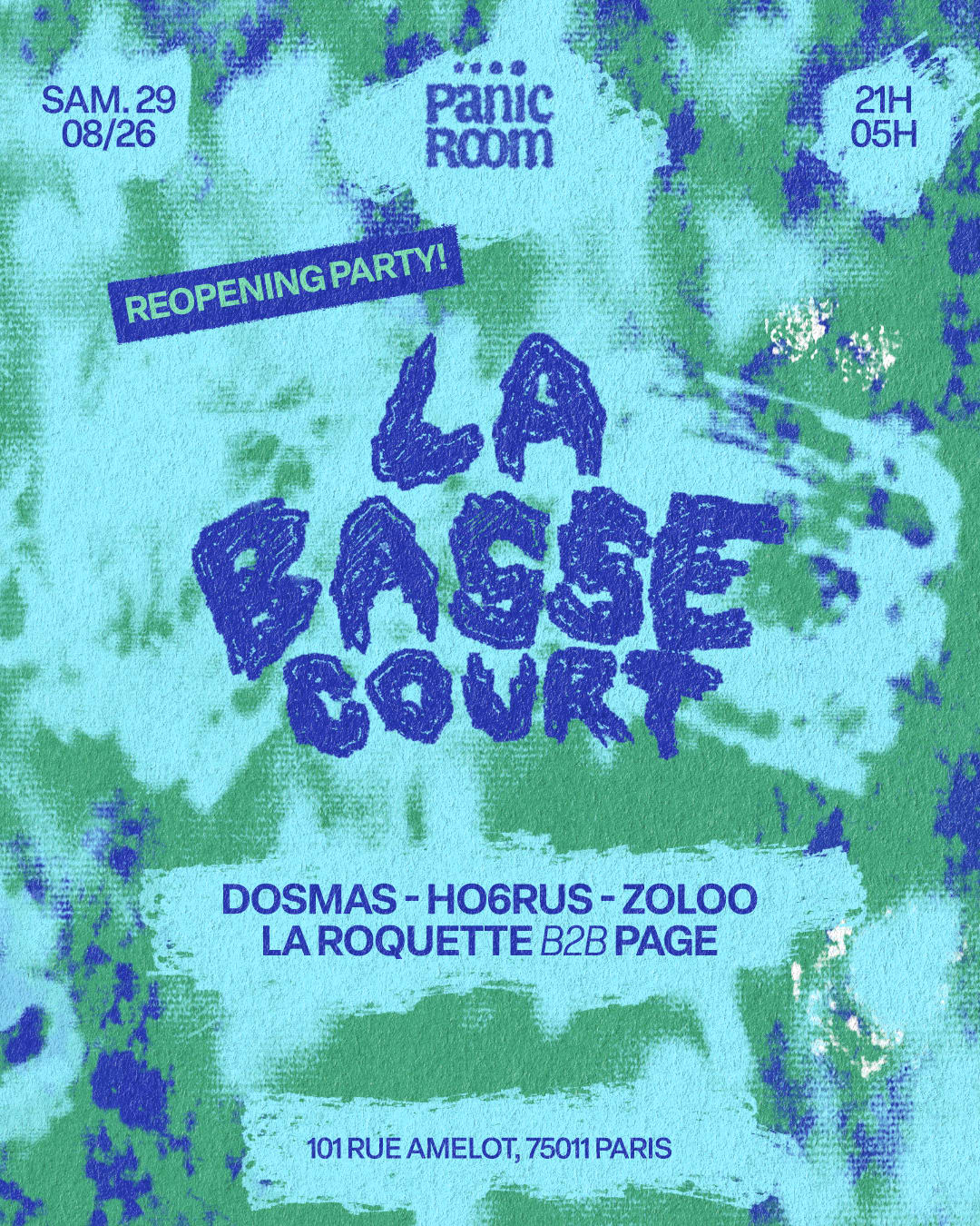 Panic Reopening Party : La Basse Court