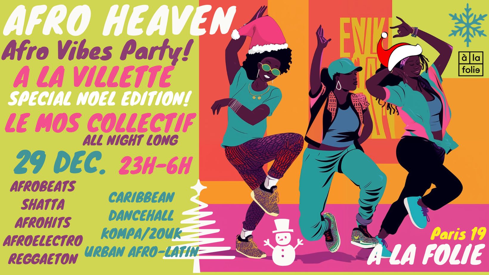 Afro Heaven - Afro & Tropical Vibes Party Noël Édition