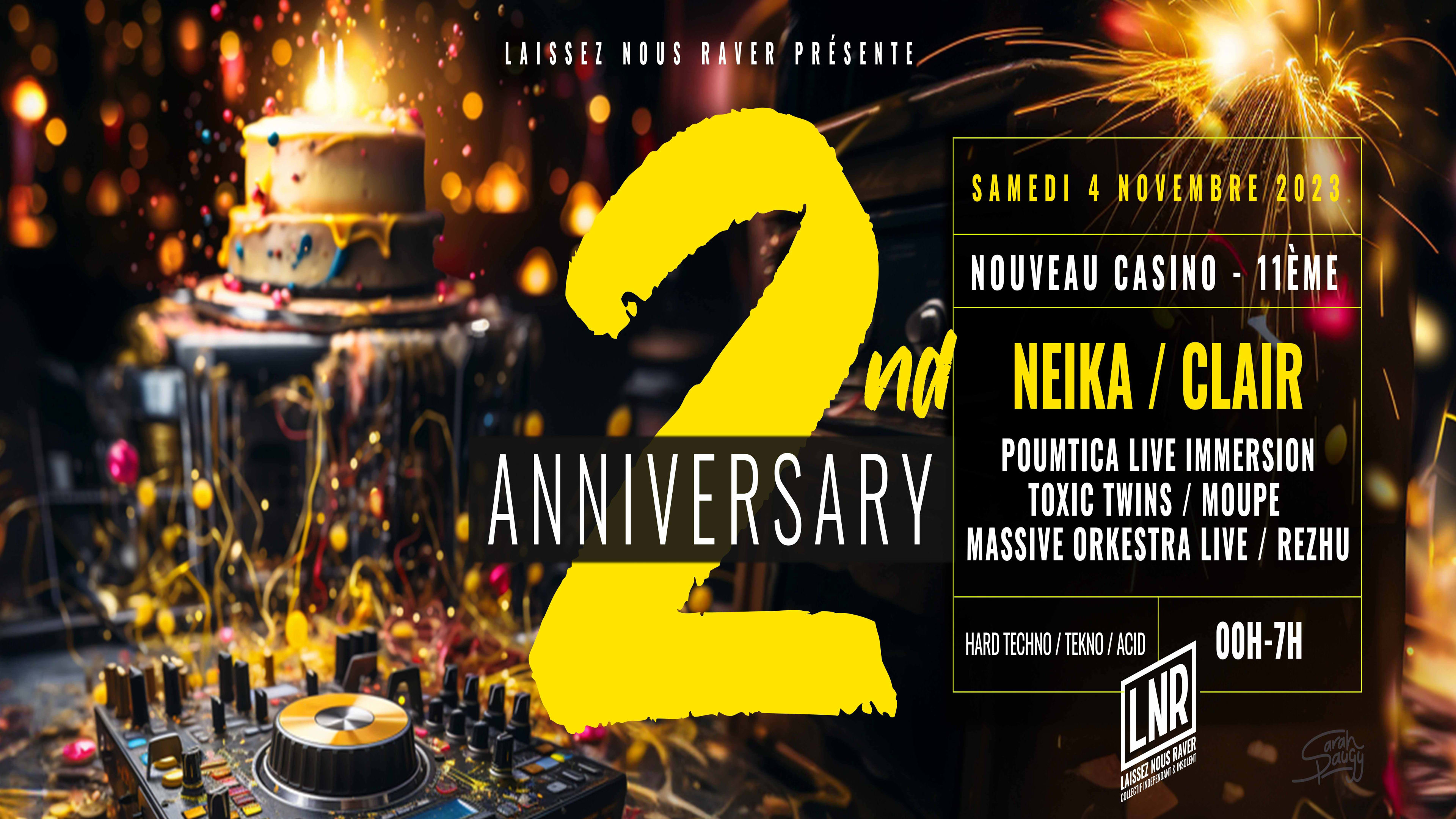 Laissez Nous Raver Présente : 2nd Anniversary