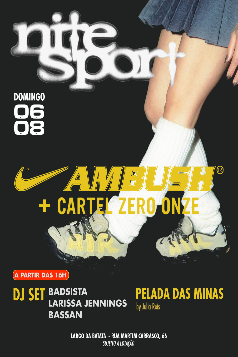 Nite Sporte - Pelada Das Minas
