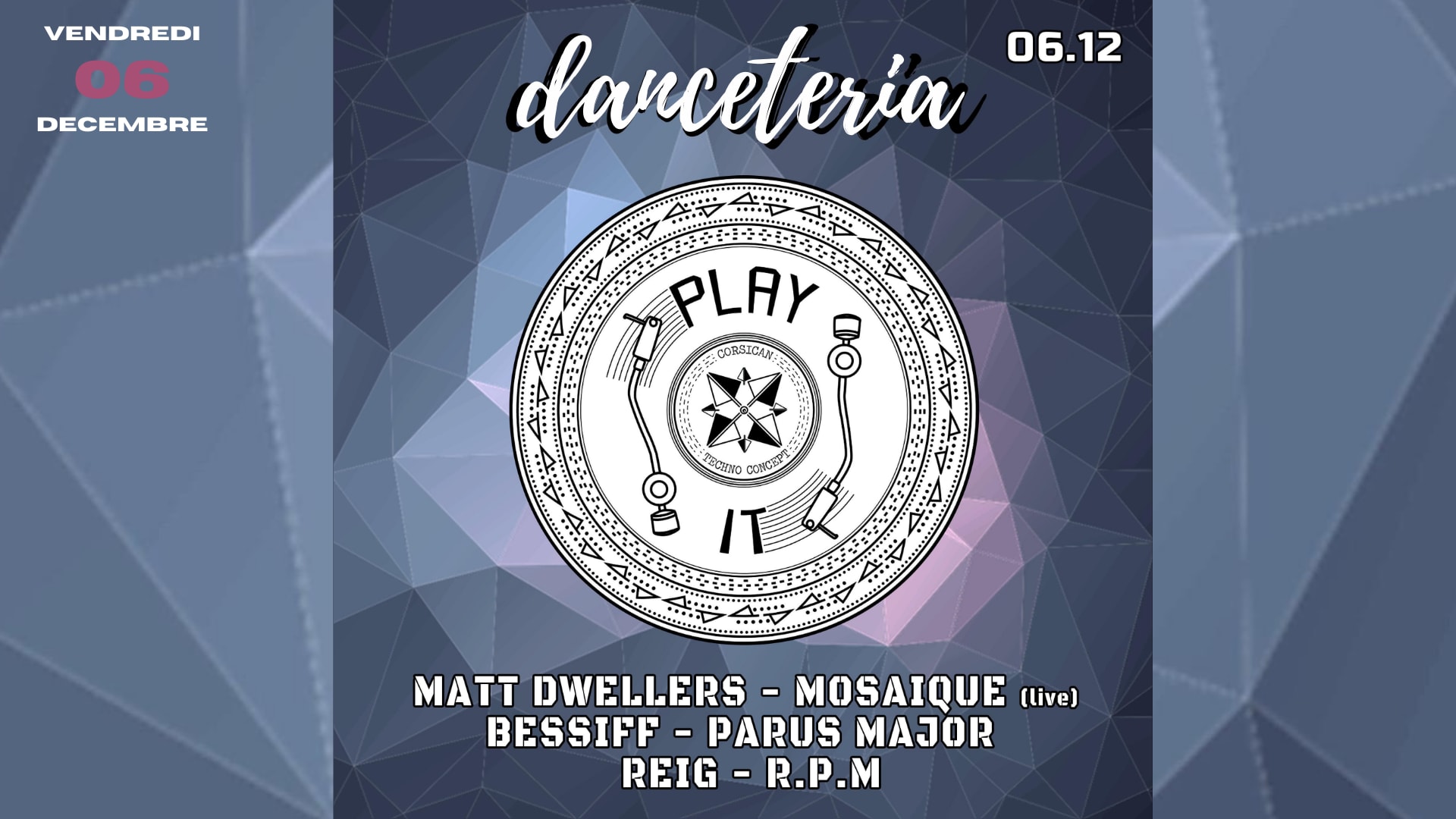 Play It (Corsica) Invite Mosaique (Live) + Guests