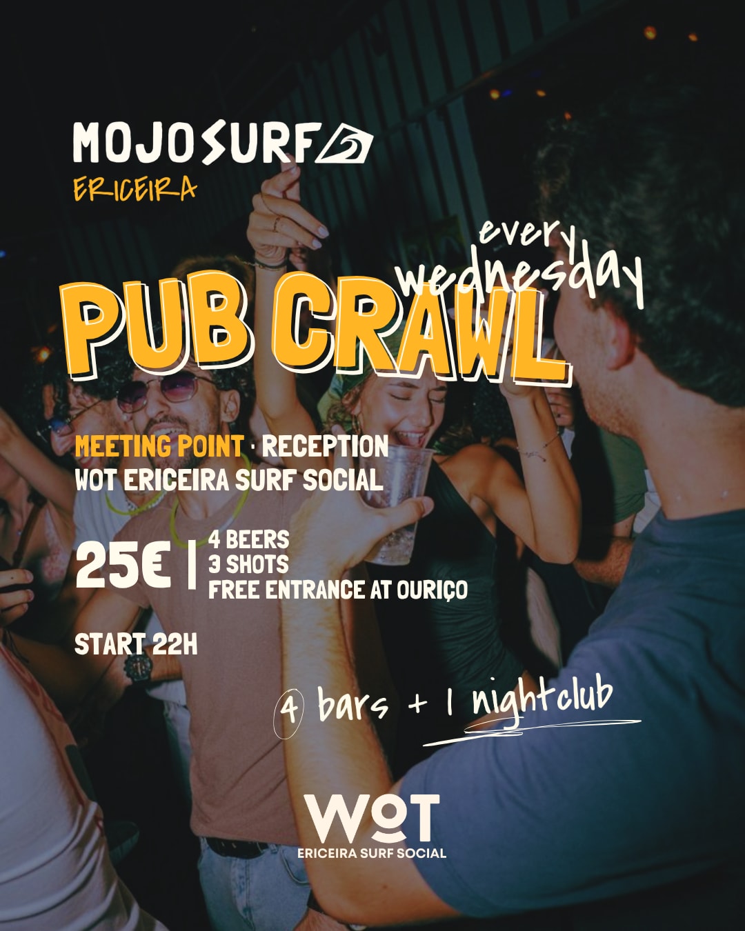 Pubcrawl Ericeira Mojosurf