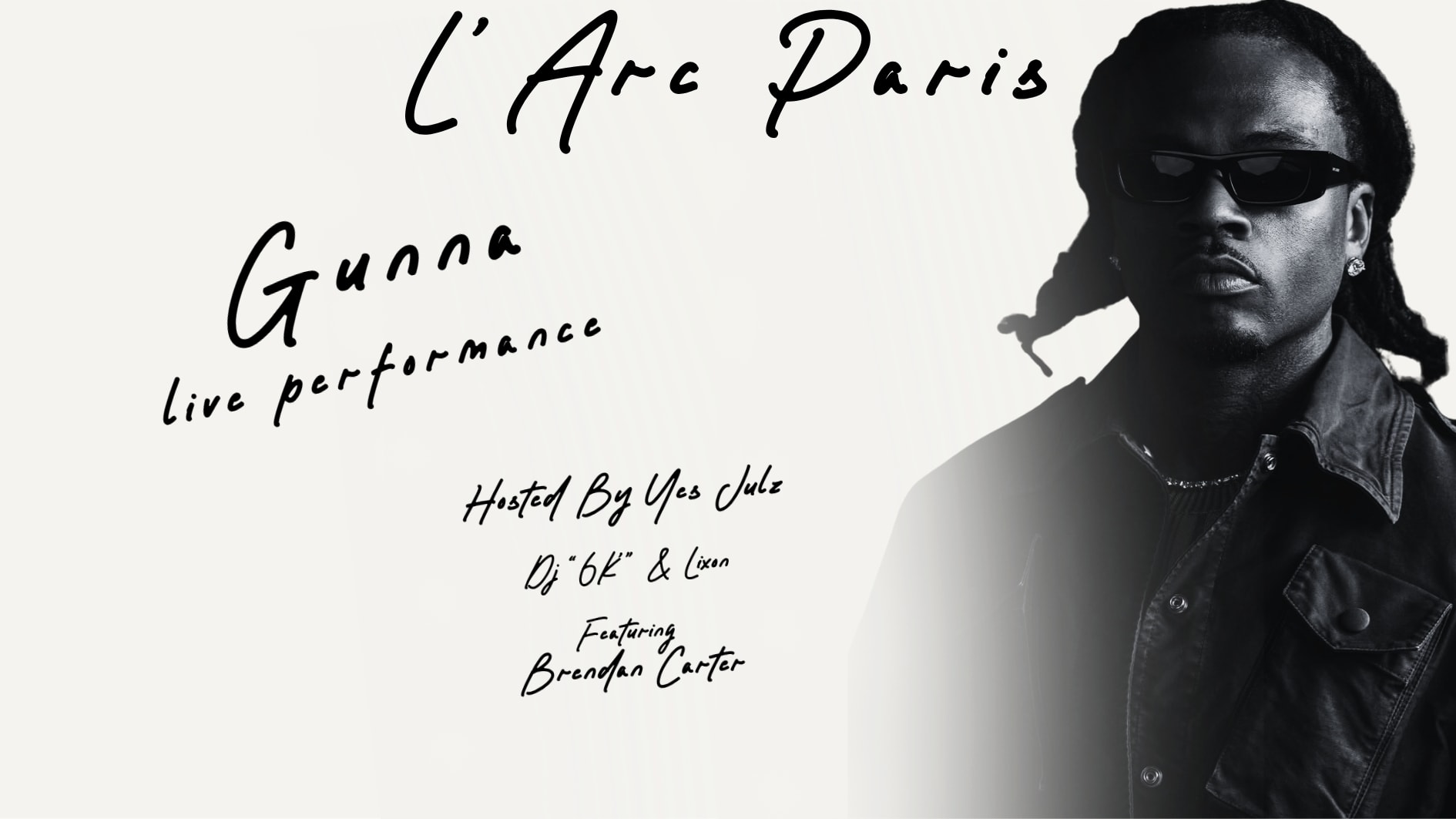 Gunna Live Performance At L'arc Paris