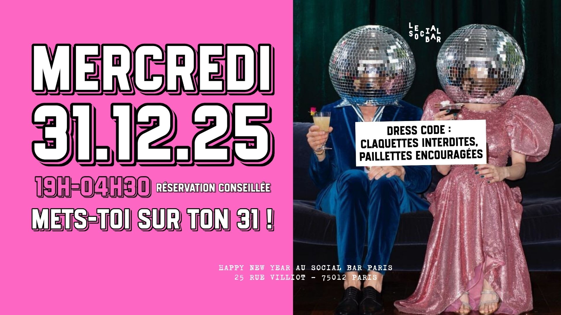 Nouvel An : On Vide Le Bar ! 31.12.25