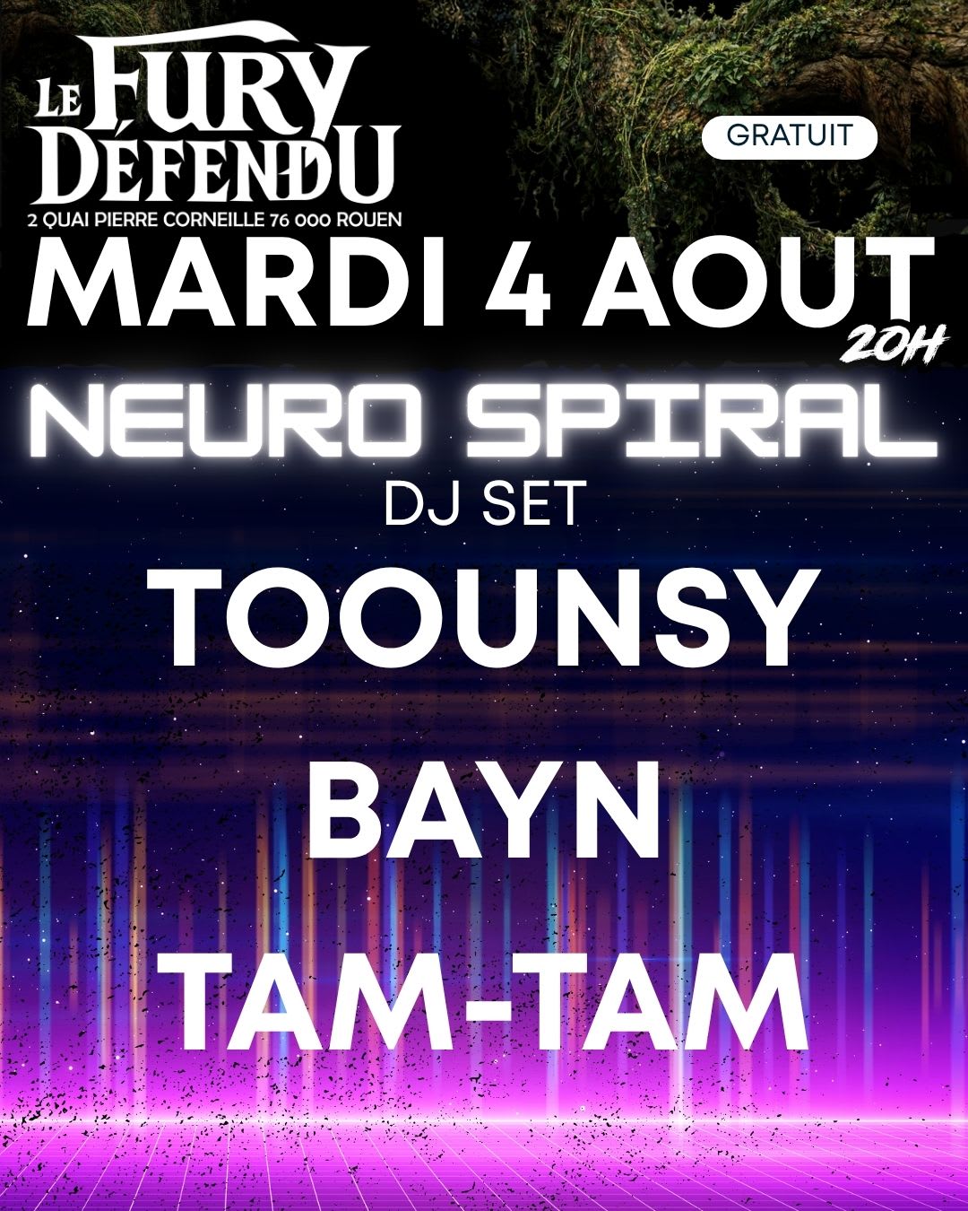 Soirée Techno - Neuro Spiral