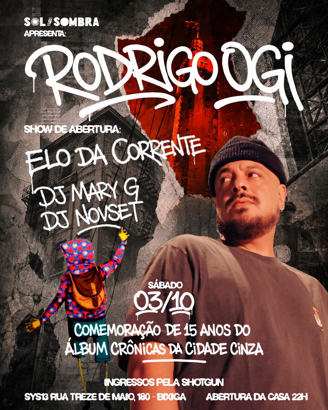 Rodrigo Ogi + Elo Da Corrente + Mary G + Novset