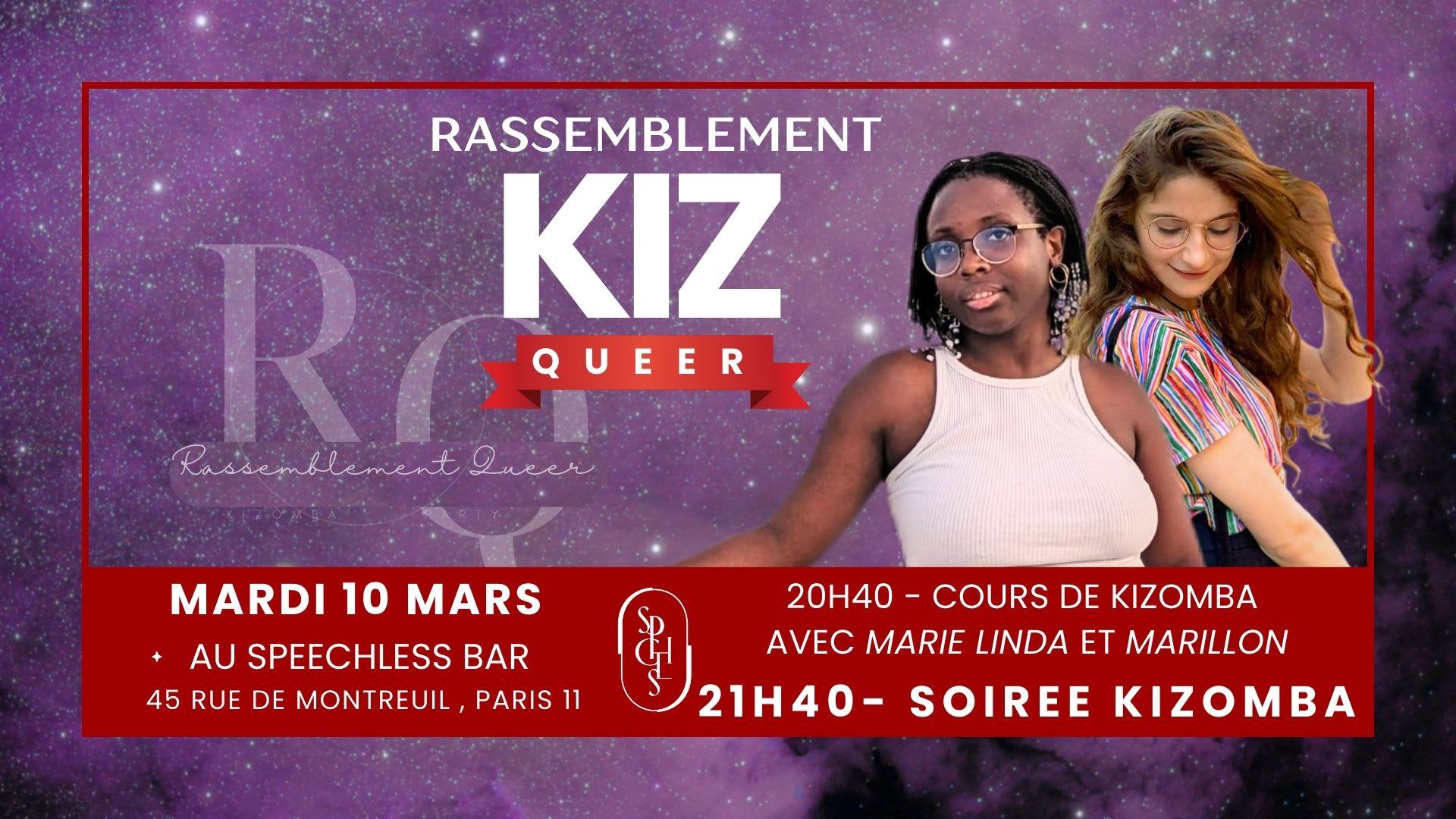 Cours + Soirée Kizomba Queer