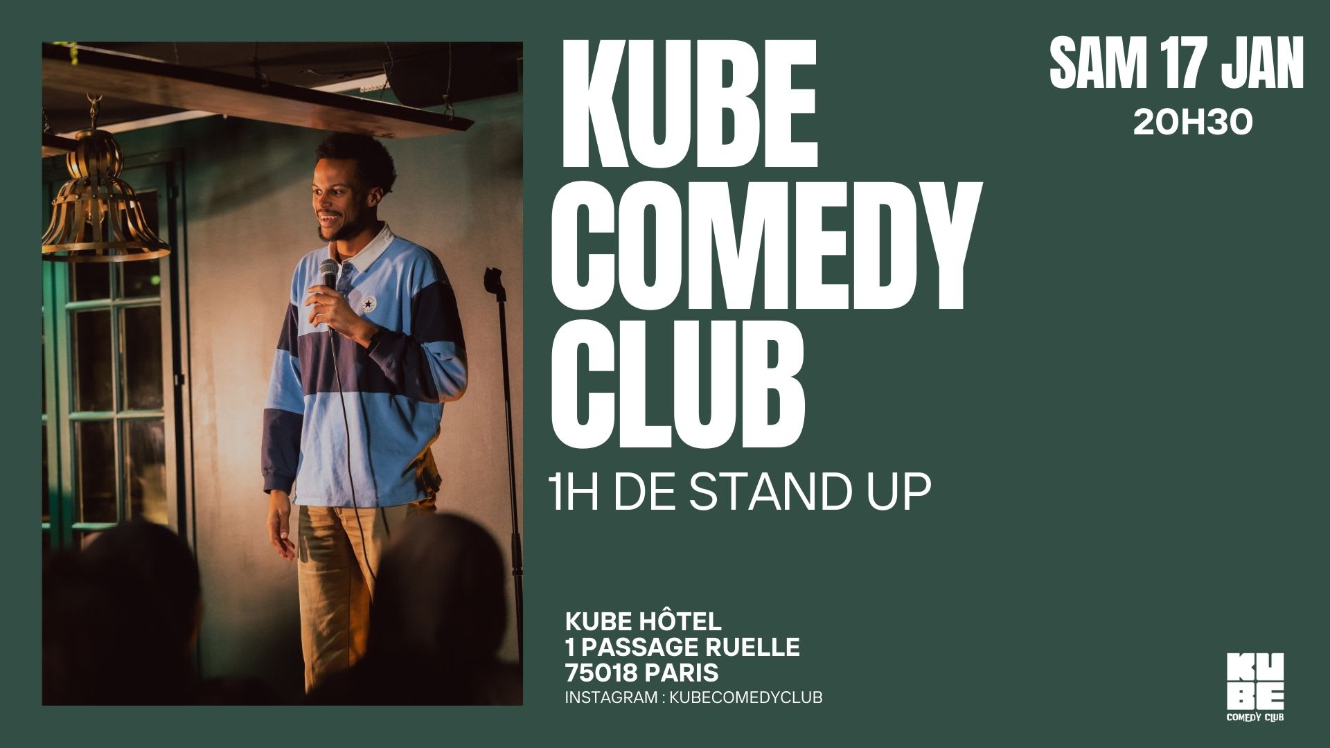 Kube Comedy Club 17/01 - 20h30 (Stand Up)