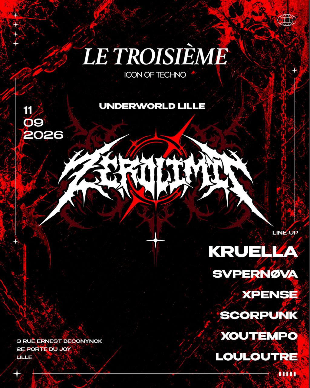 Underworld Lille / Kruella - Xpense - Xoutempo