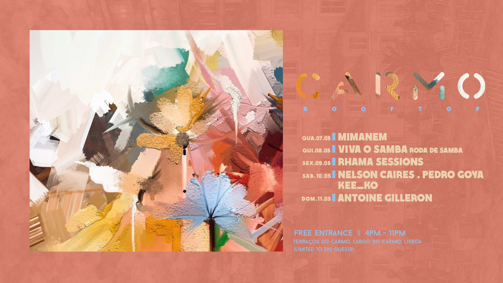 Carmo Rooftop Weekly Music Program