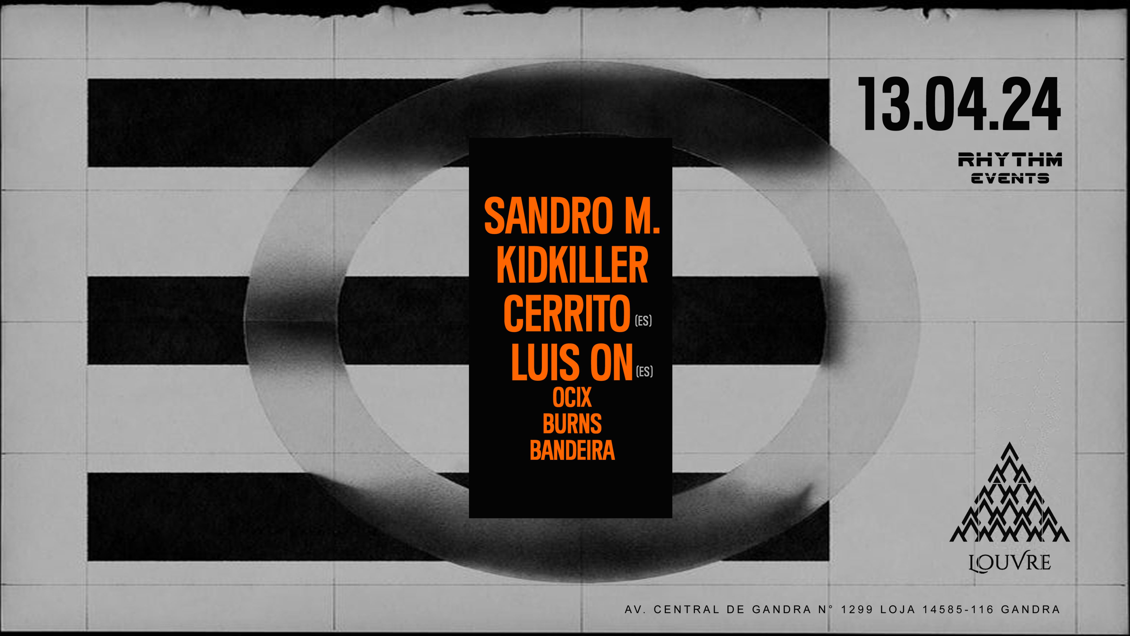 Rhythm Events #13 W/ Sandro M., Kidkiller, Cerrito, Luis On