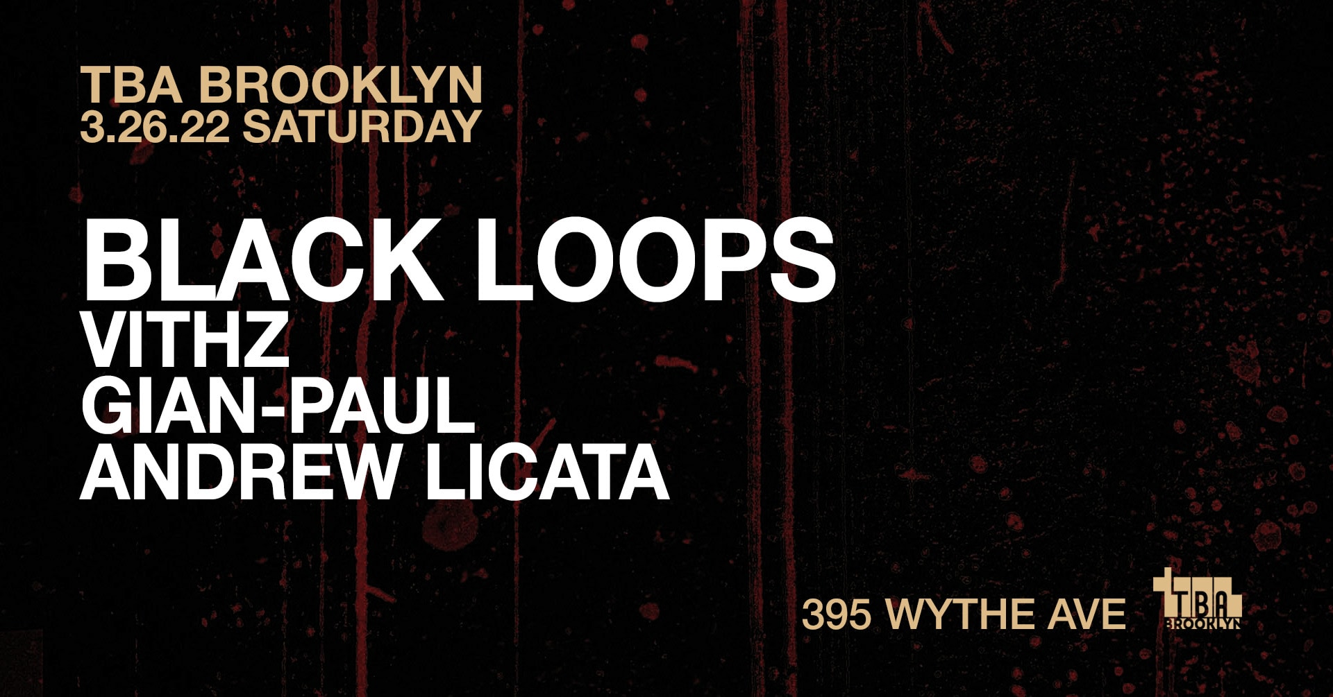 Tba Night W/ Black Loops