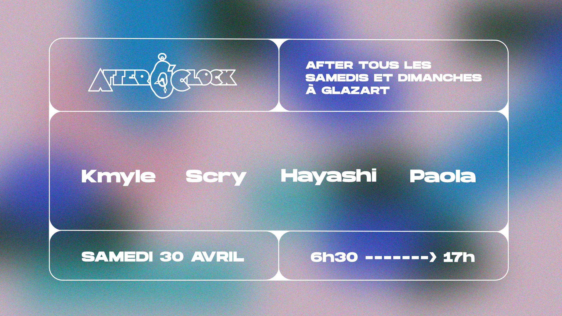 After O'clock : Kmyle, Paola, Scry, Hayashi