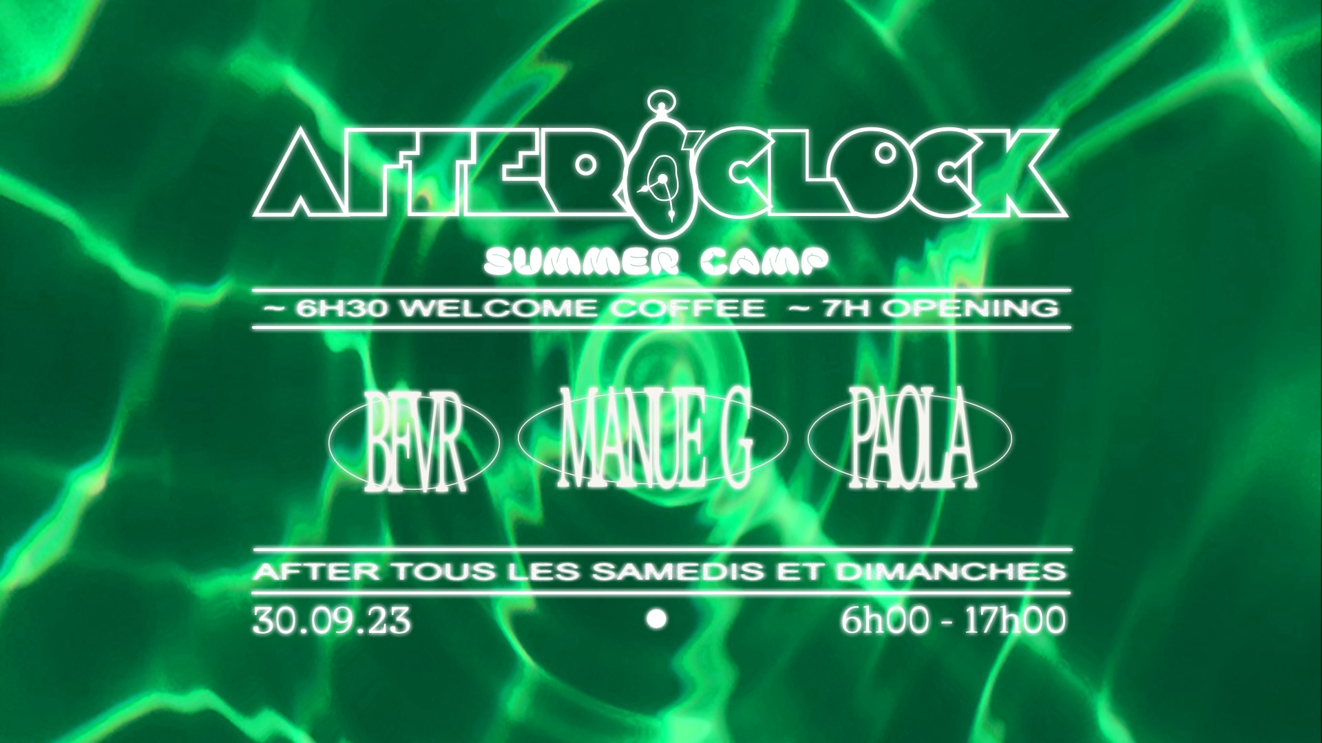 After O'clock : Paola, Bfvr & Manue G