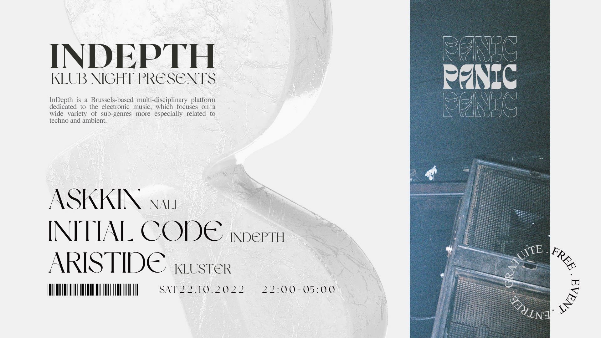 Indepth Klub Night W/ Askkin, Initial Code, Aristide