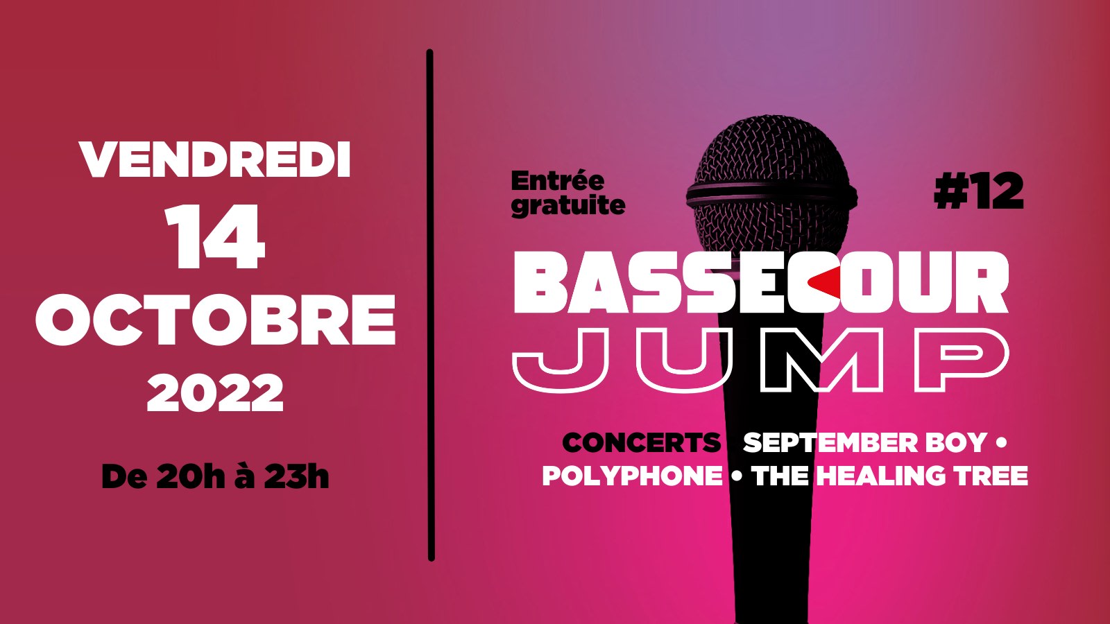 Bassecour Jump #12 W/ September Boy, Polyphone & The Healing Tree