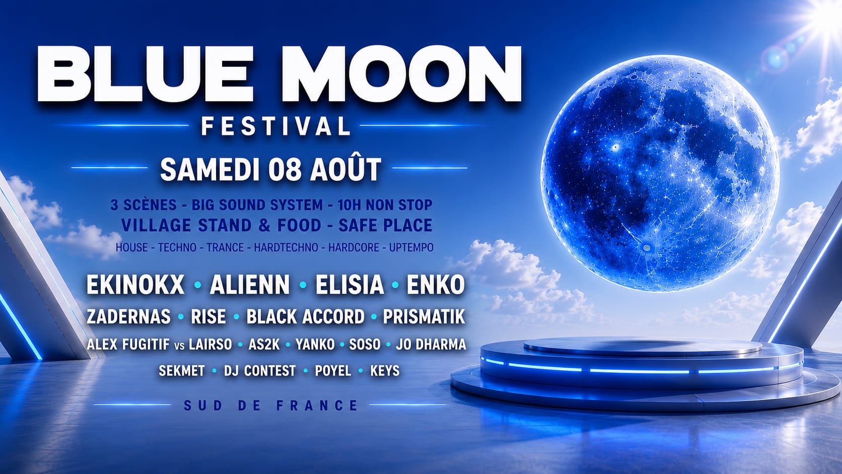 Blue Moon 2026 - 3 Stages - Open Air