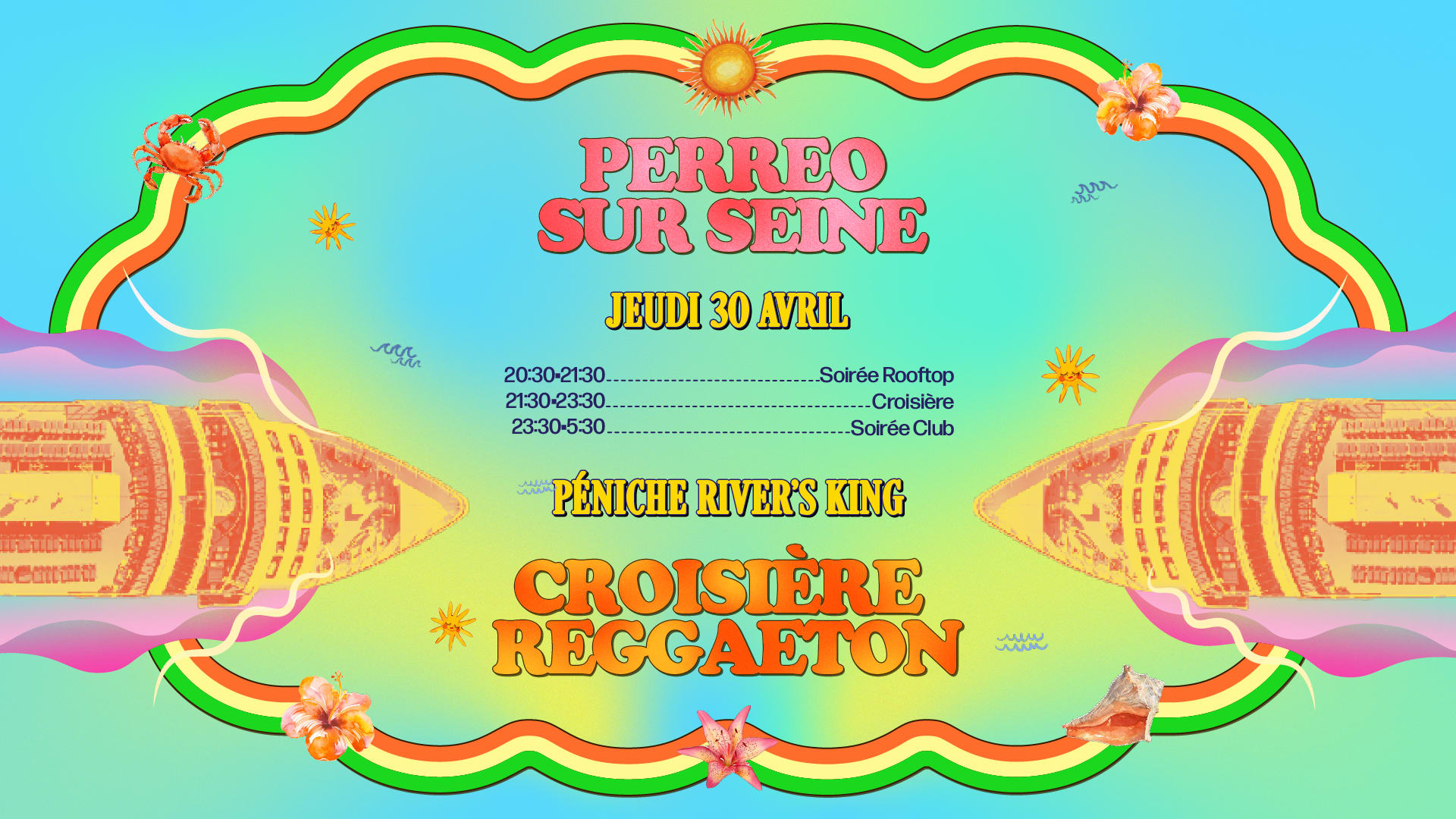 Perreo-Sur-Seine: Croisière Reggaeton