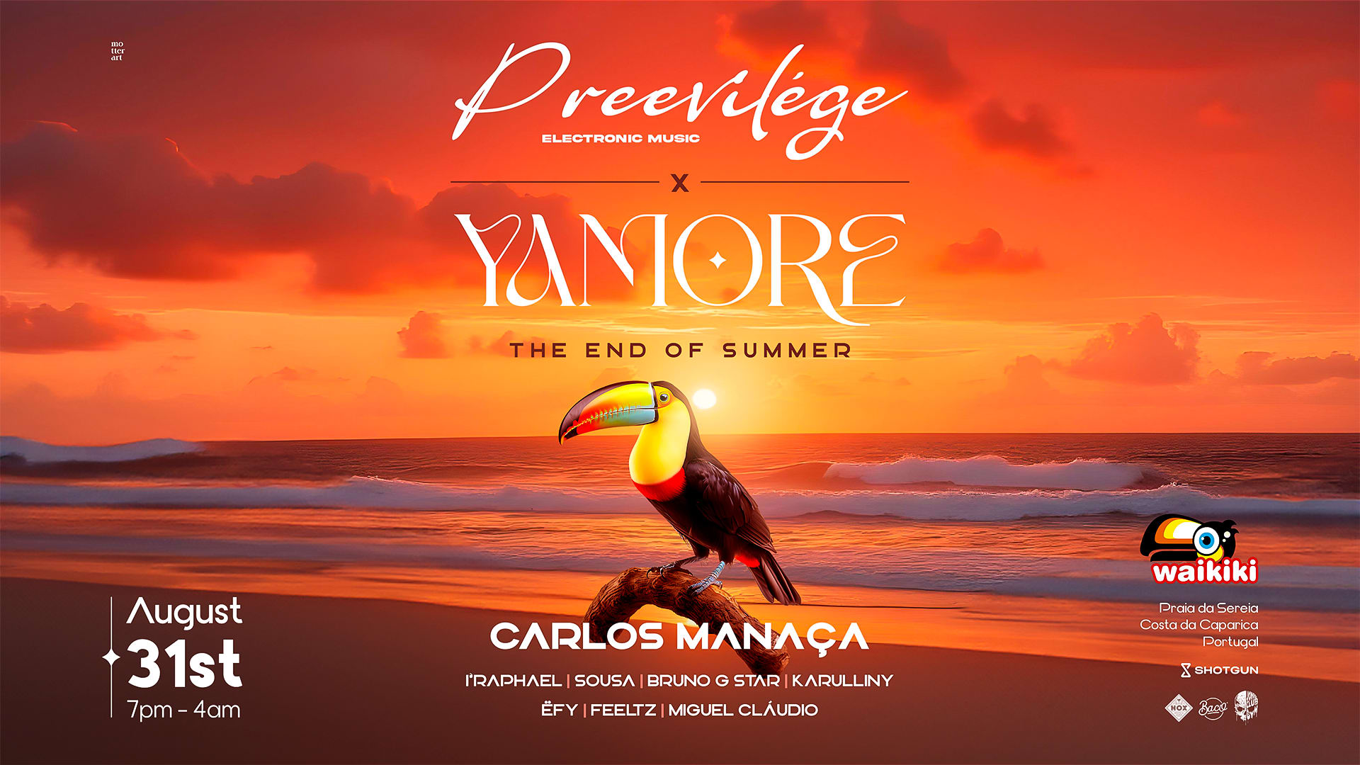 Carlos Manaça W/ Yamore X Preevilege | The End Of Summer