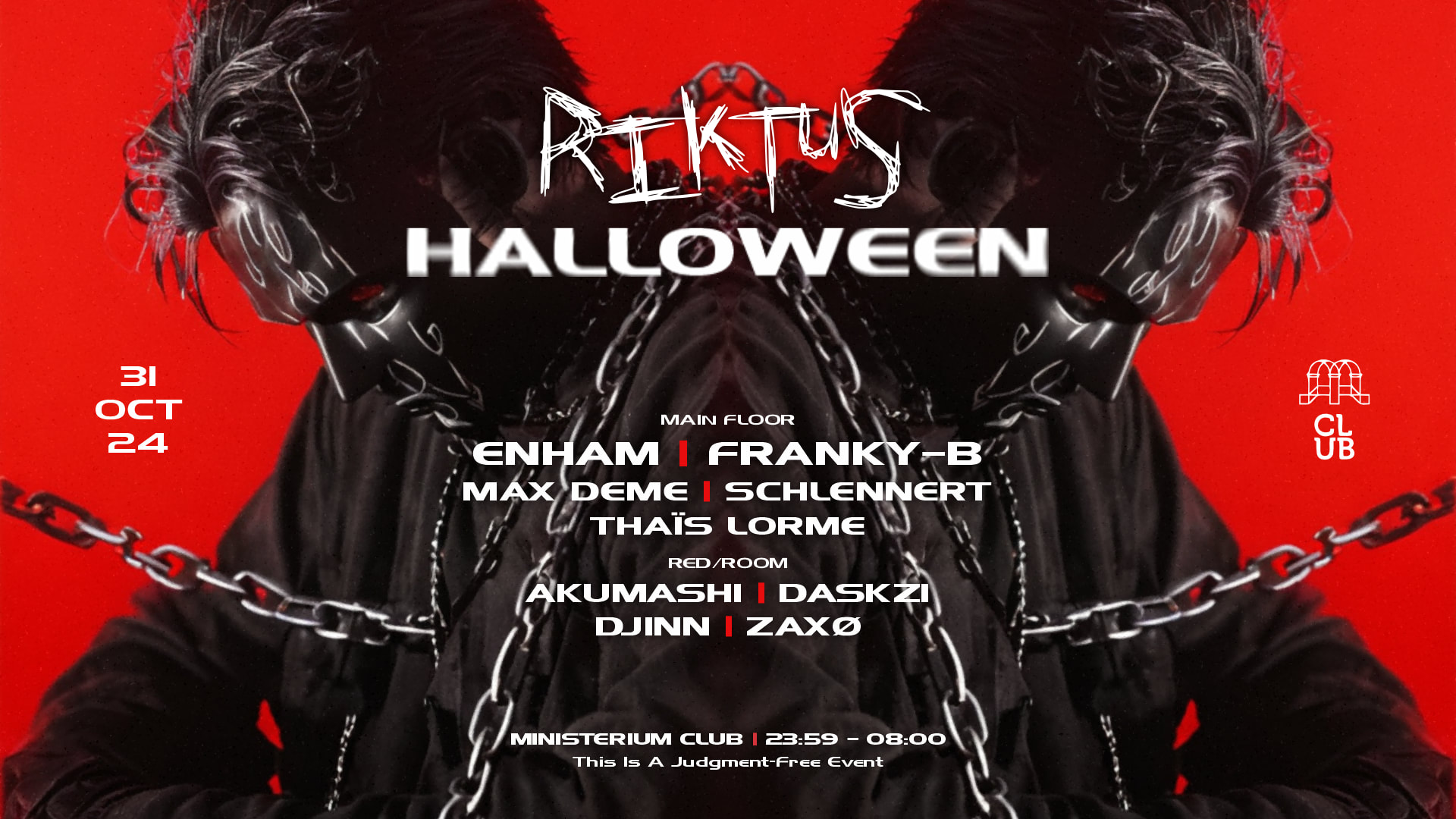 Riktus Halloween At Ministerium Club