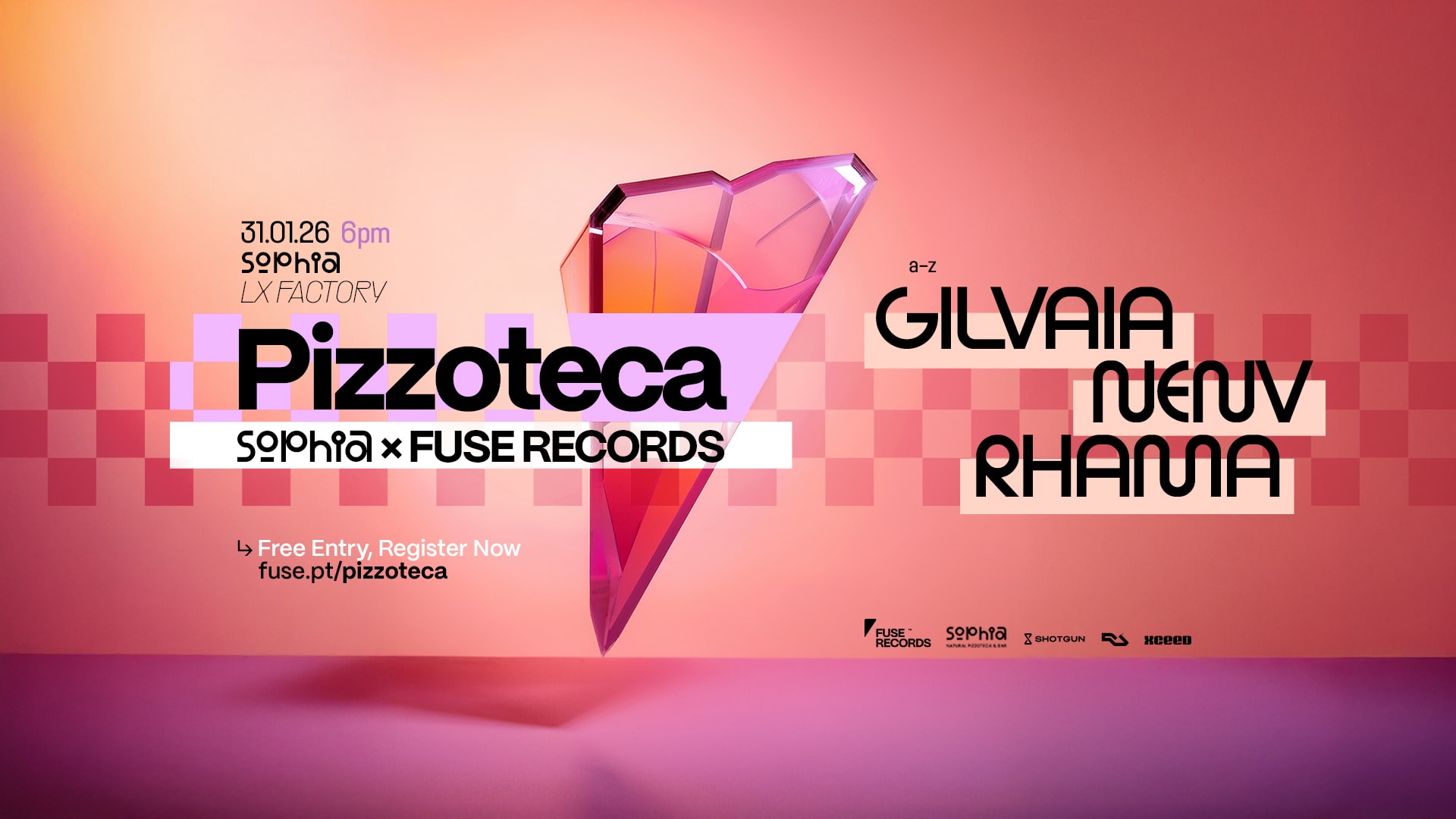 Fuse Records X Sophia: Pizzoteca (Free Entry)