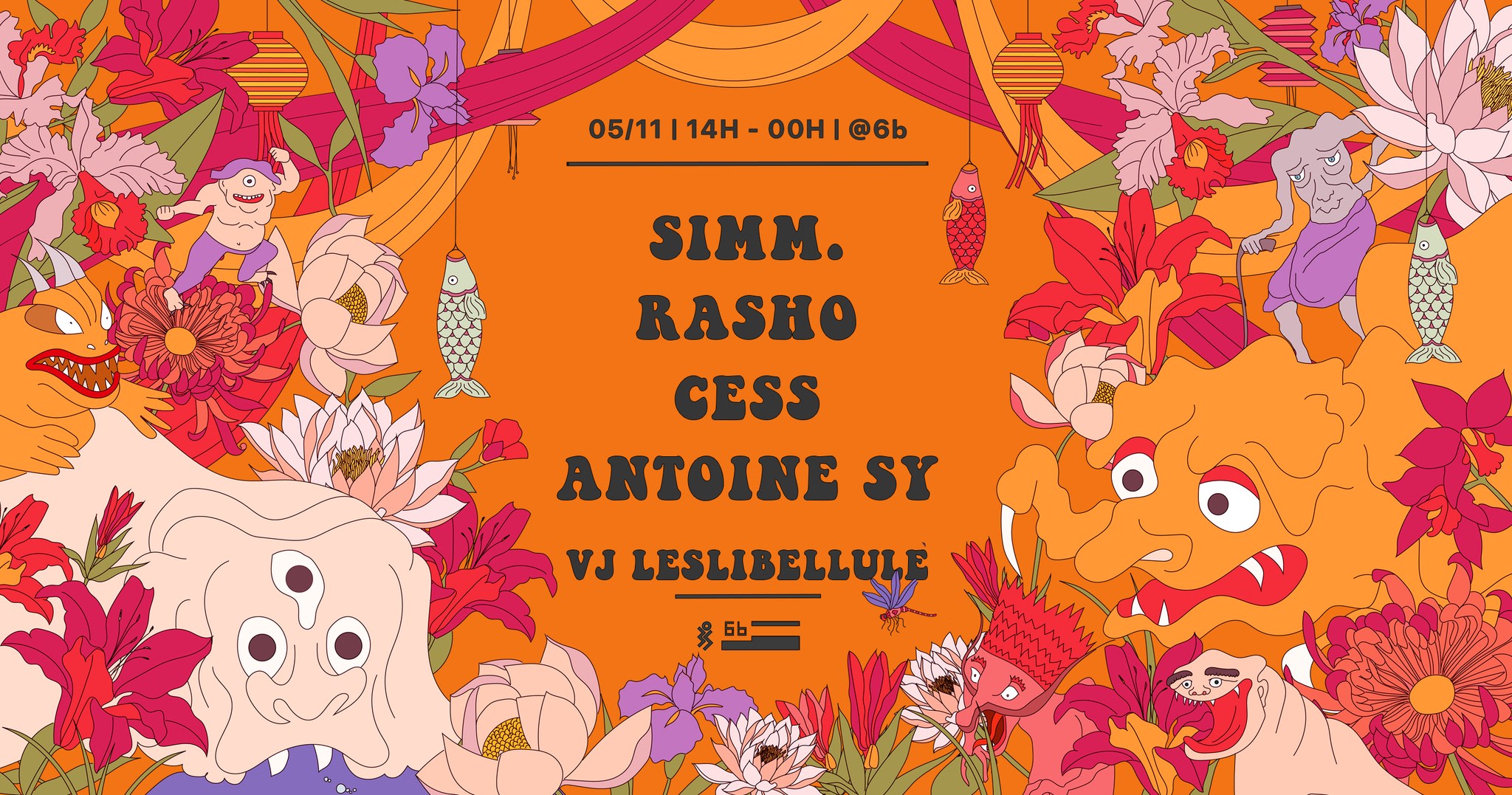 Binarysound W/ Rasho, Simm, Antoine Sy & Cess